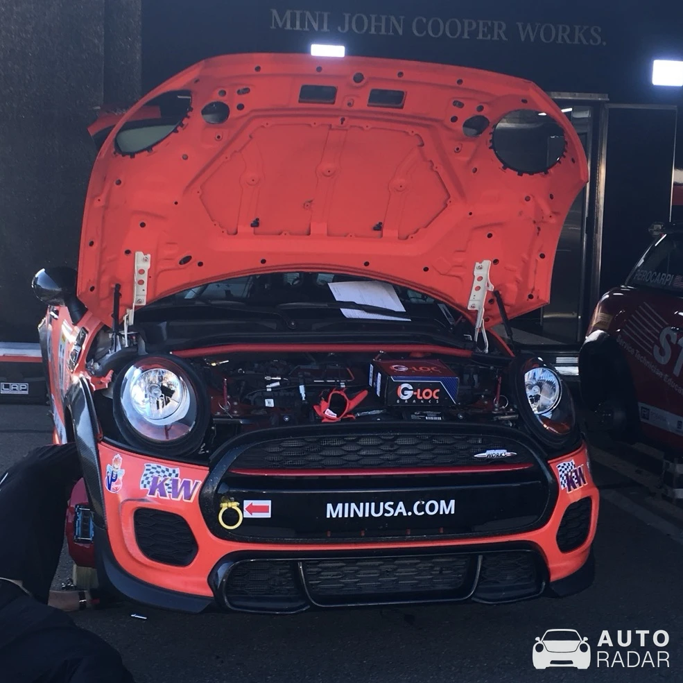 Mini Cooper John Cooper Works GT Racing spotted in Montour Falls