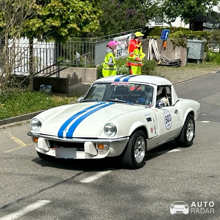 Triumph Spitfire Mark IV spotted in Rudolfstetten-Friedlisberg