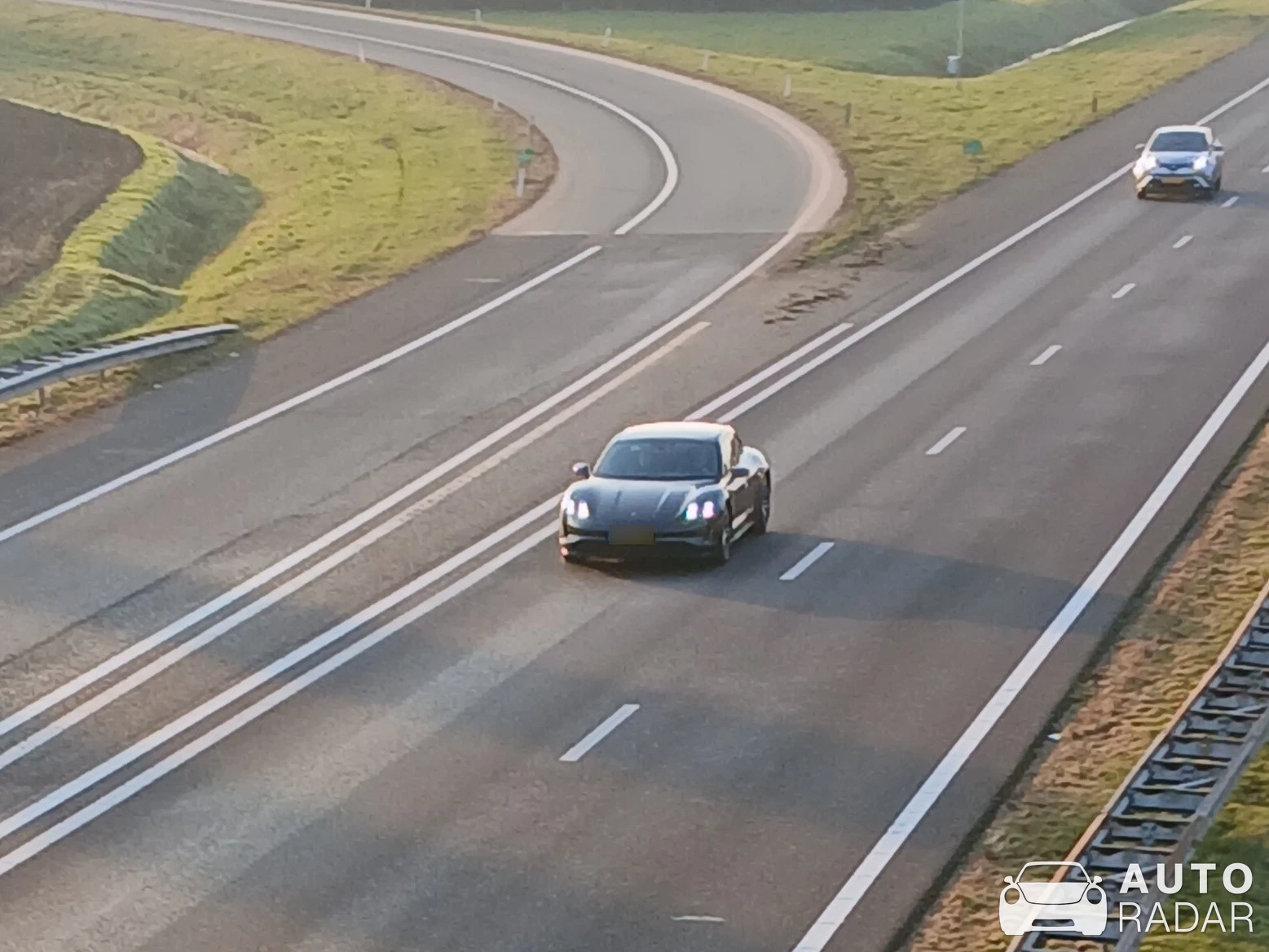Porsche Taycan spotted in Wijnbergen, Netherlands
