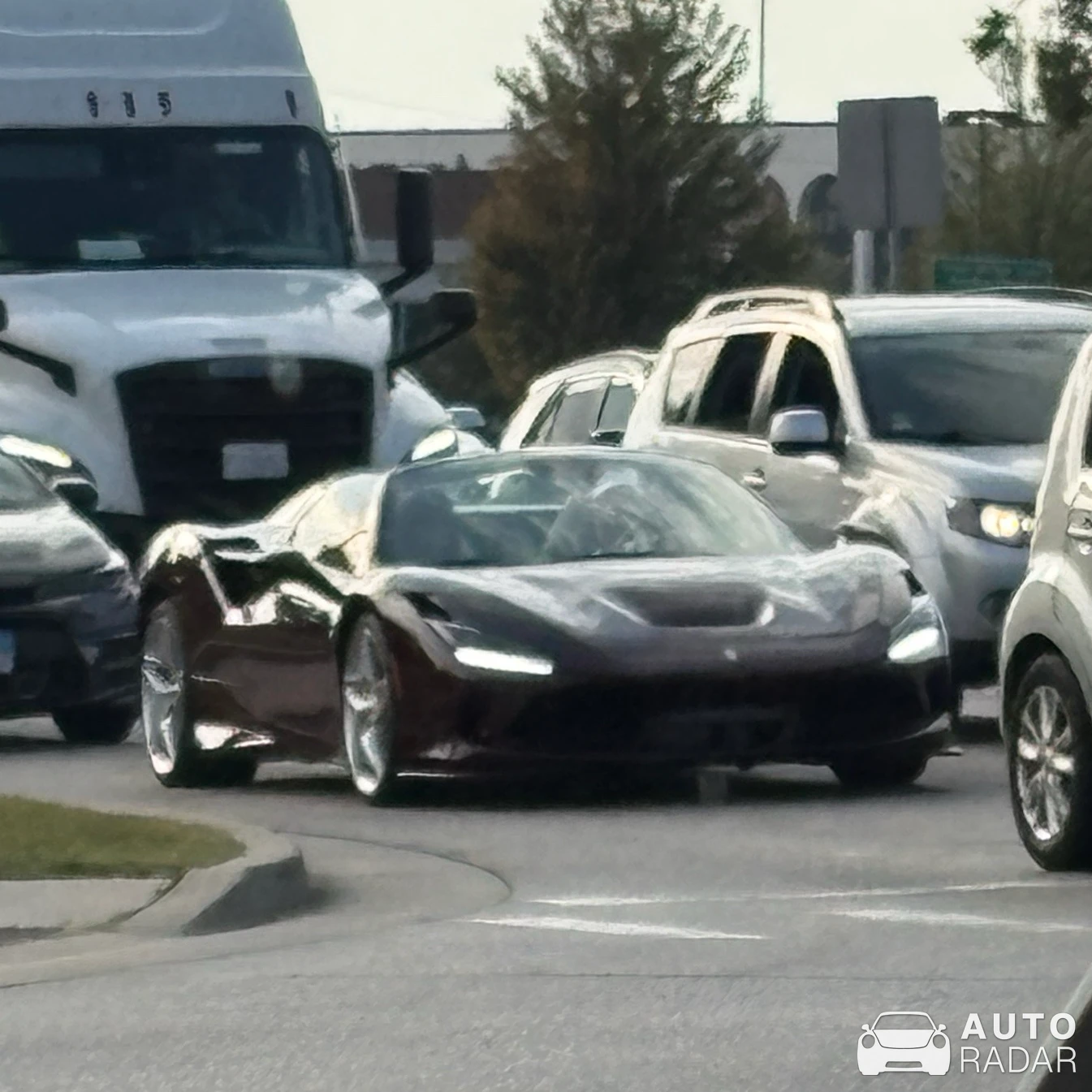 Ferrari F8 Spider spotted in Vernon Hills, United States