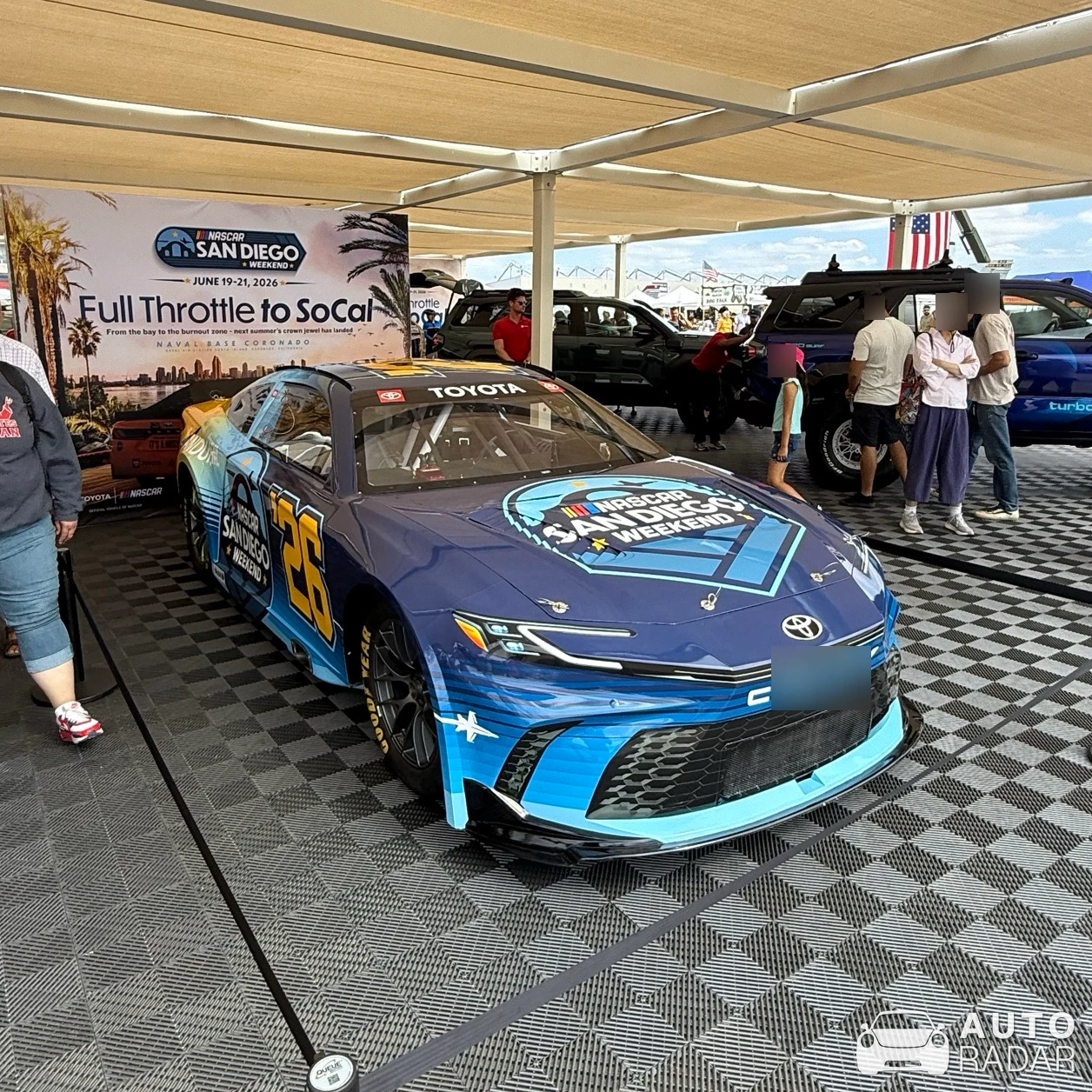 Toyota Camry Nascar spotted in San Diego