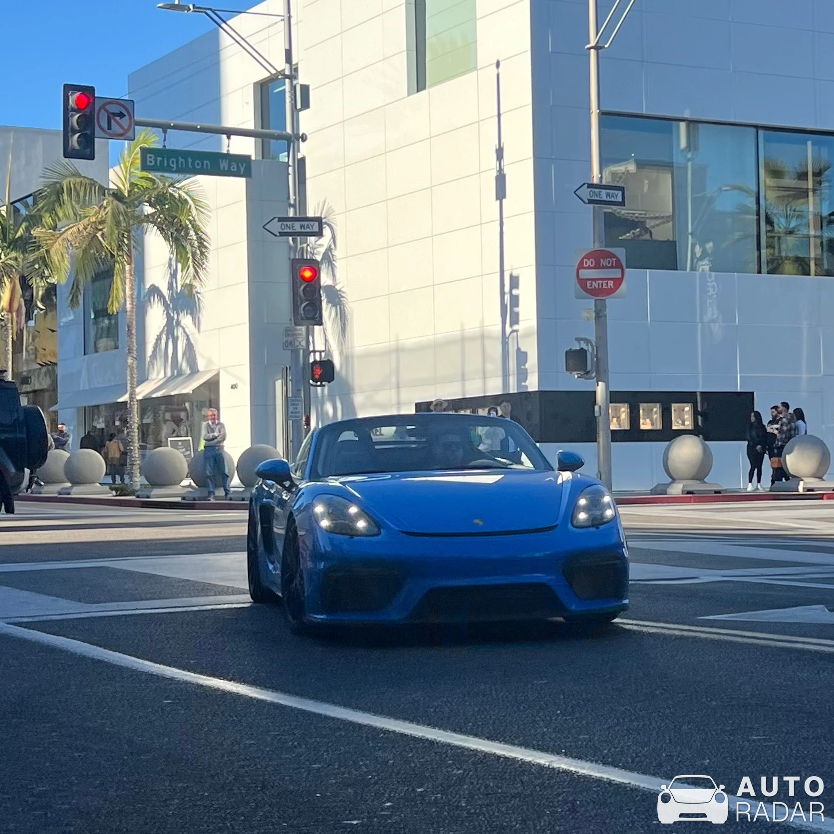 Porsche 718 Boxster spotted in Beverly Hills, United States