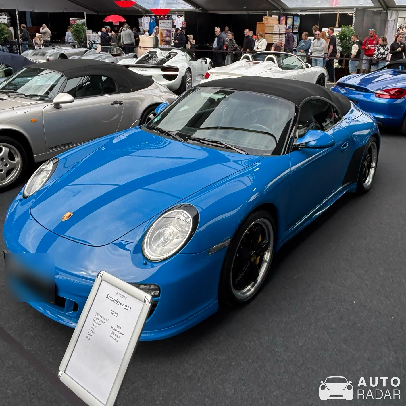 Porsche 997 Speedster spotted in Stavelot