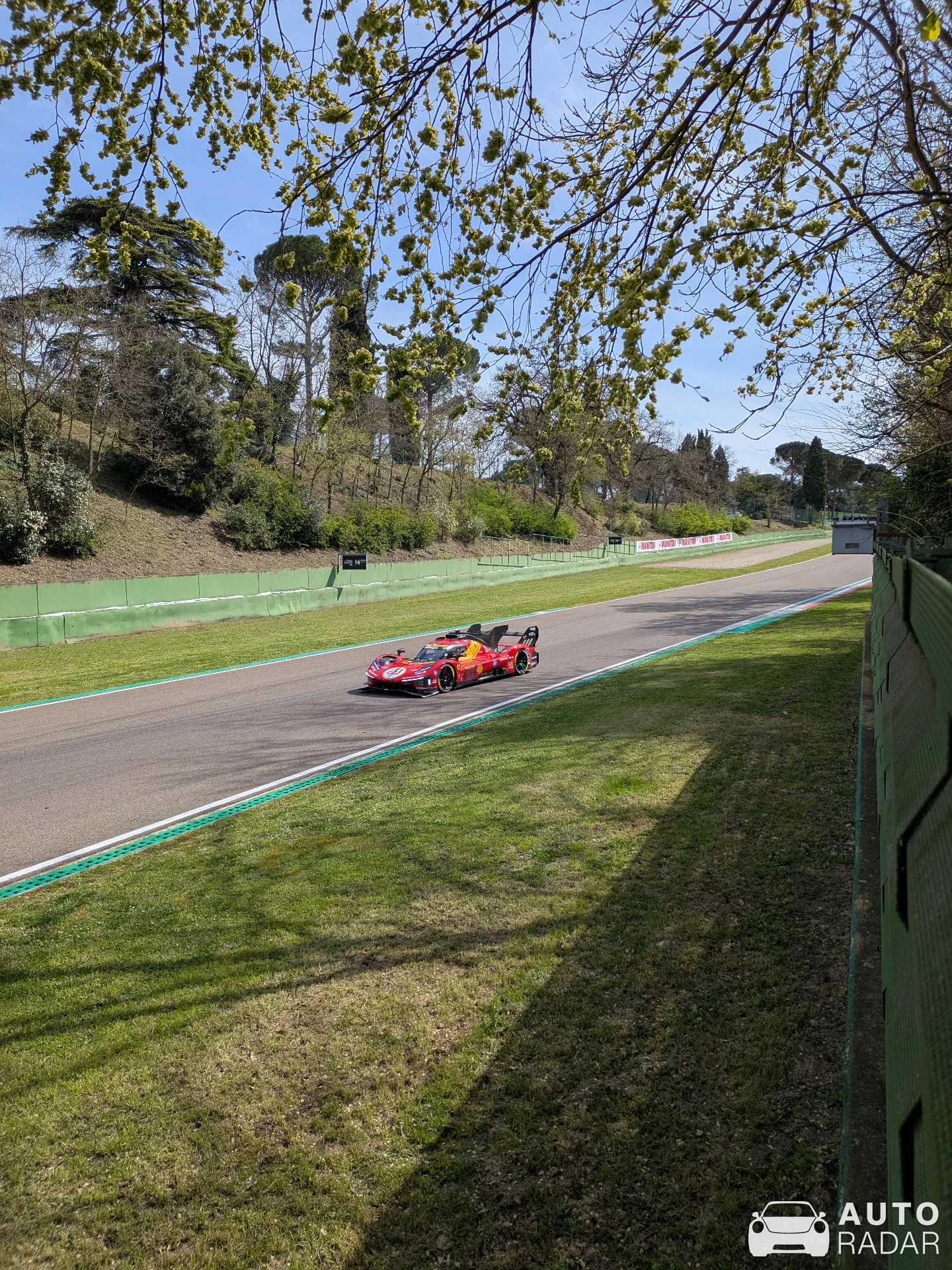 Ferrari 499P Modificata spotted in Imola