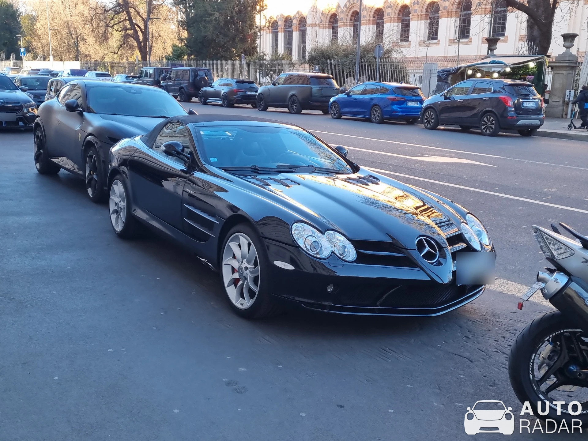 Mercedes-Benz SLR McLaren Roadster spotted in Milano, Italy
