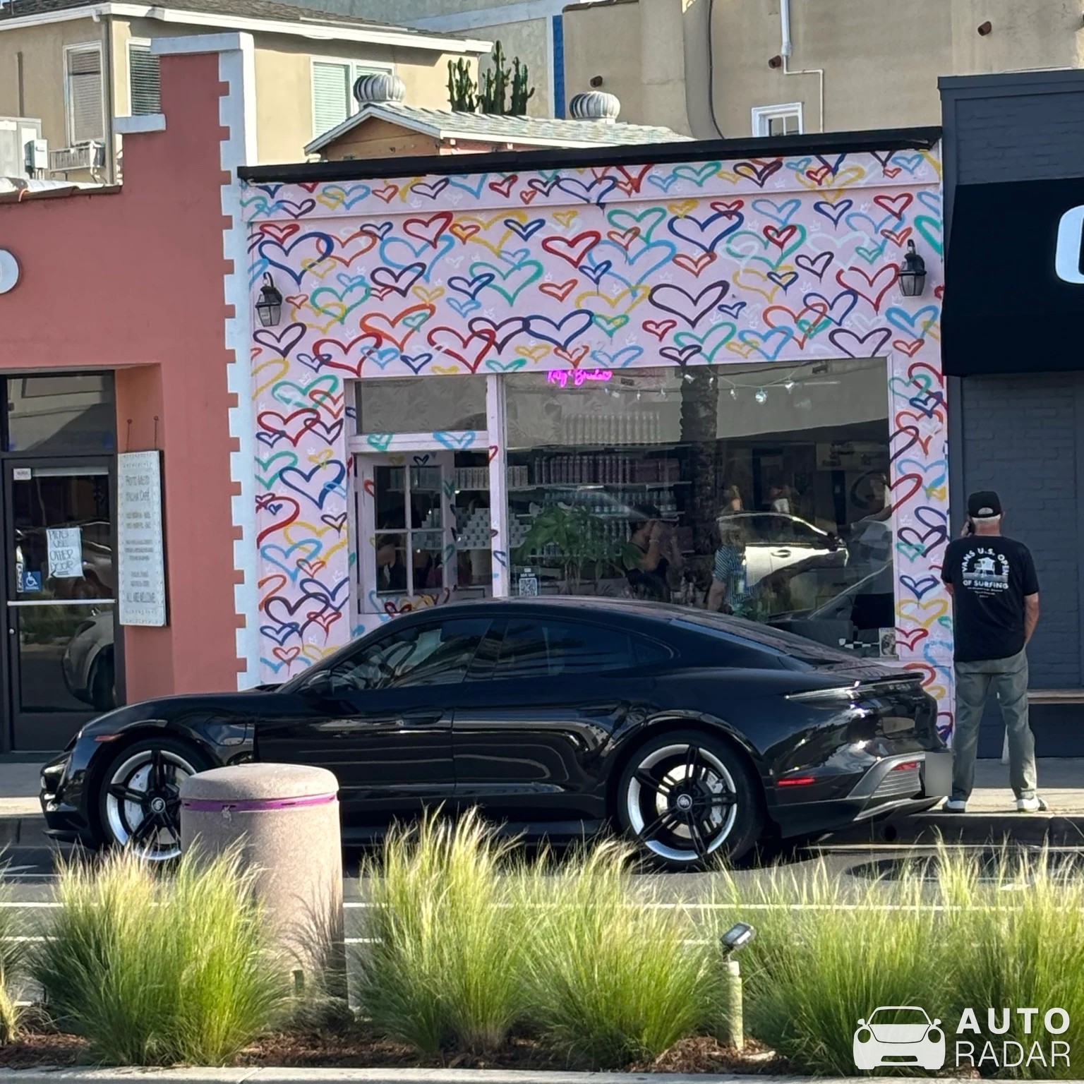 Porsche Taycan Turbo S spotted in Hermosa Beach, United States