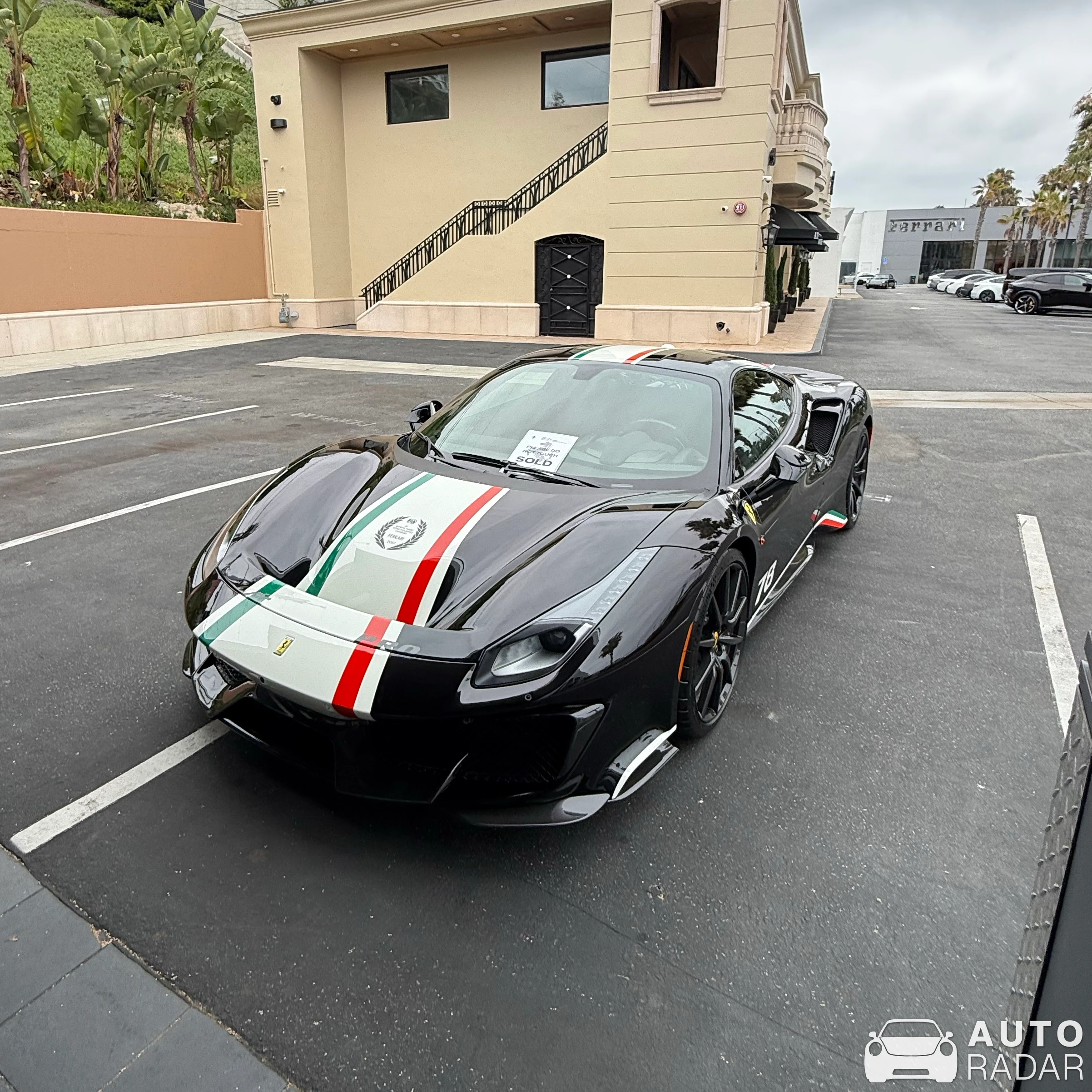 Ferrari 488 Pista Piloti spotted in Newport Beach