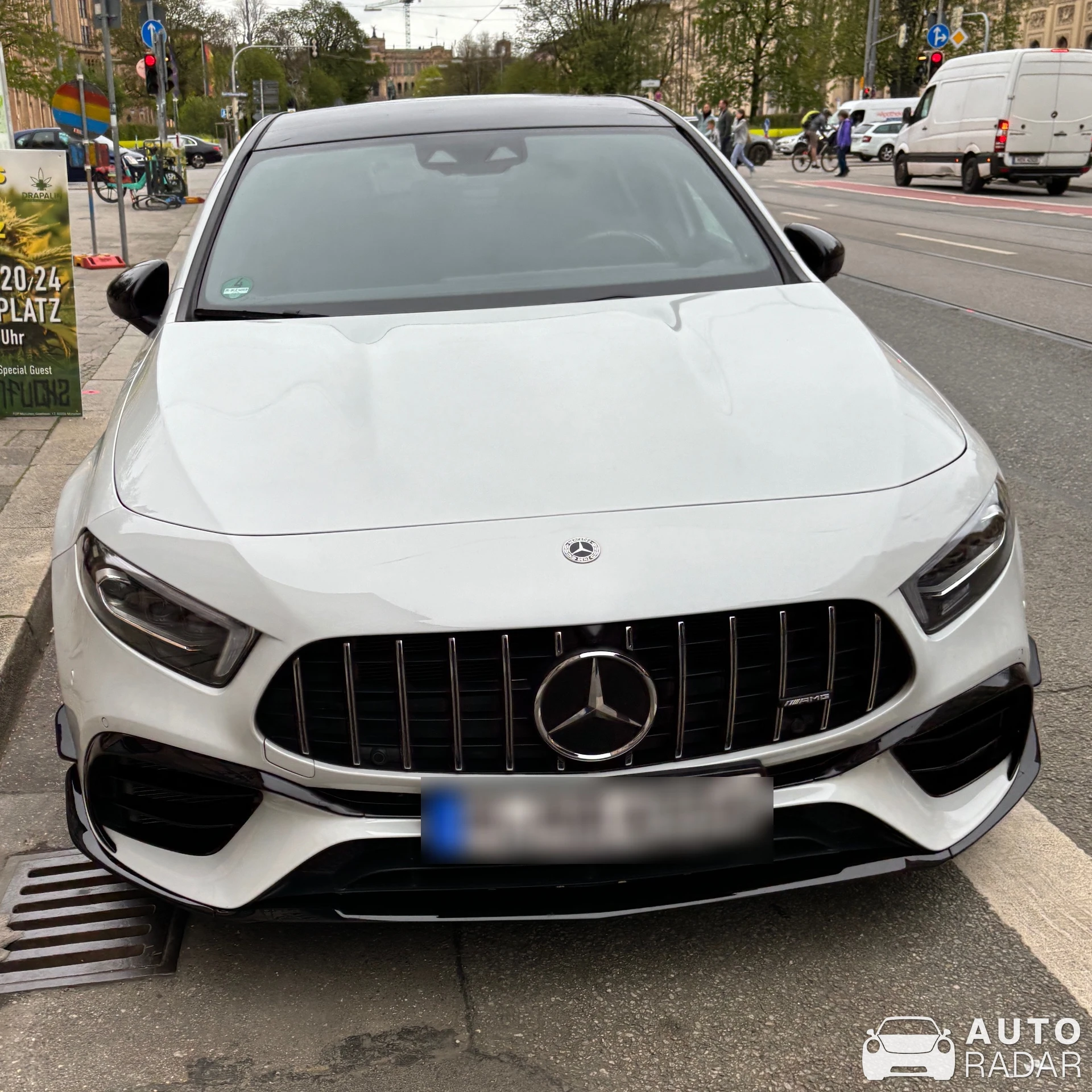 Mercedes-AMG A 45 S W177 spotted in München, Tyskland