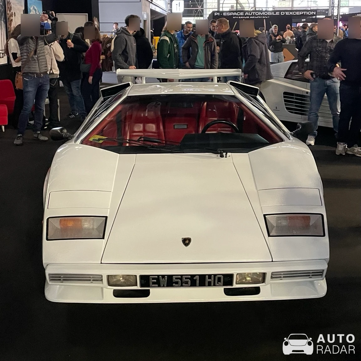 Lamborghini Countach 5000 Quattrovalvole spotted in Paris, France