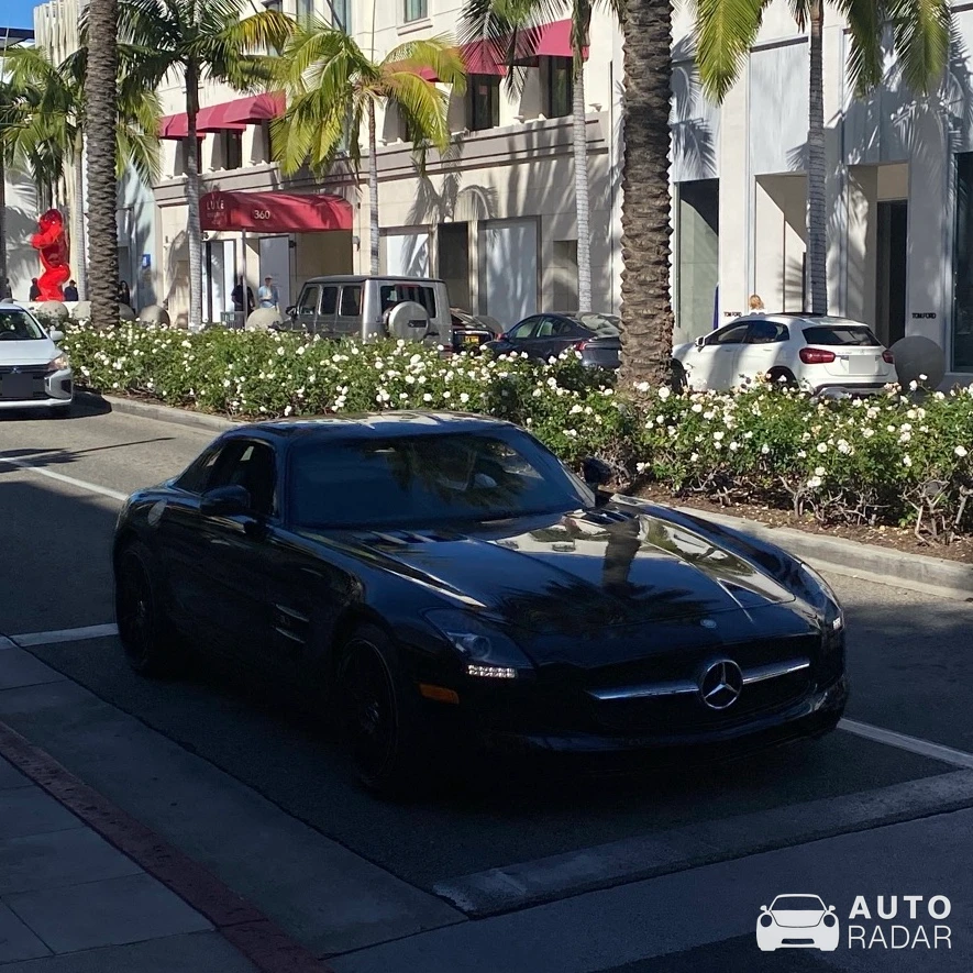 Mercedes-Benz SLS AMG spotted in Beverly Hills, United States
