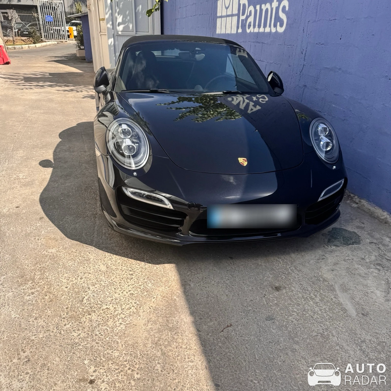 Porsche 991 Turbo Cabriolet MkI spotted
