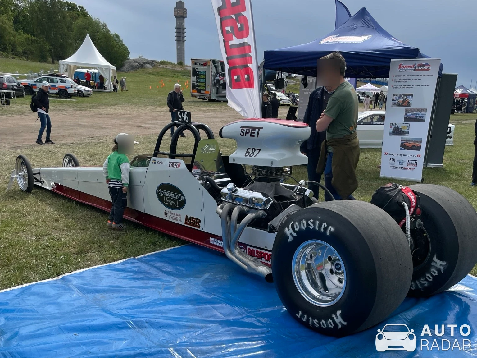 Summit Racing Super Series Dragster spotted in Stockholm, Sverige