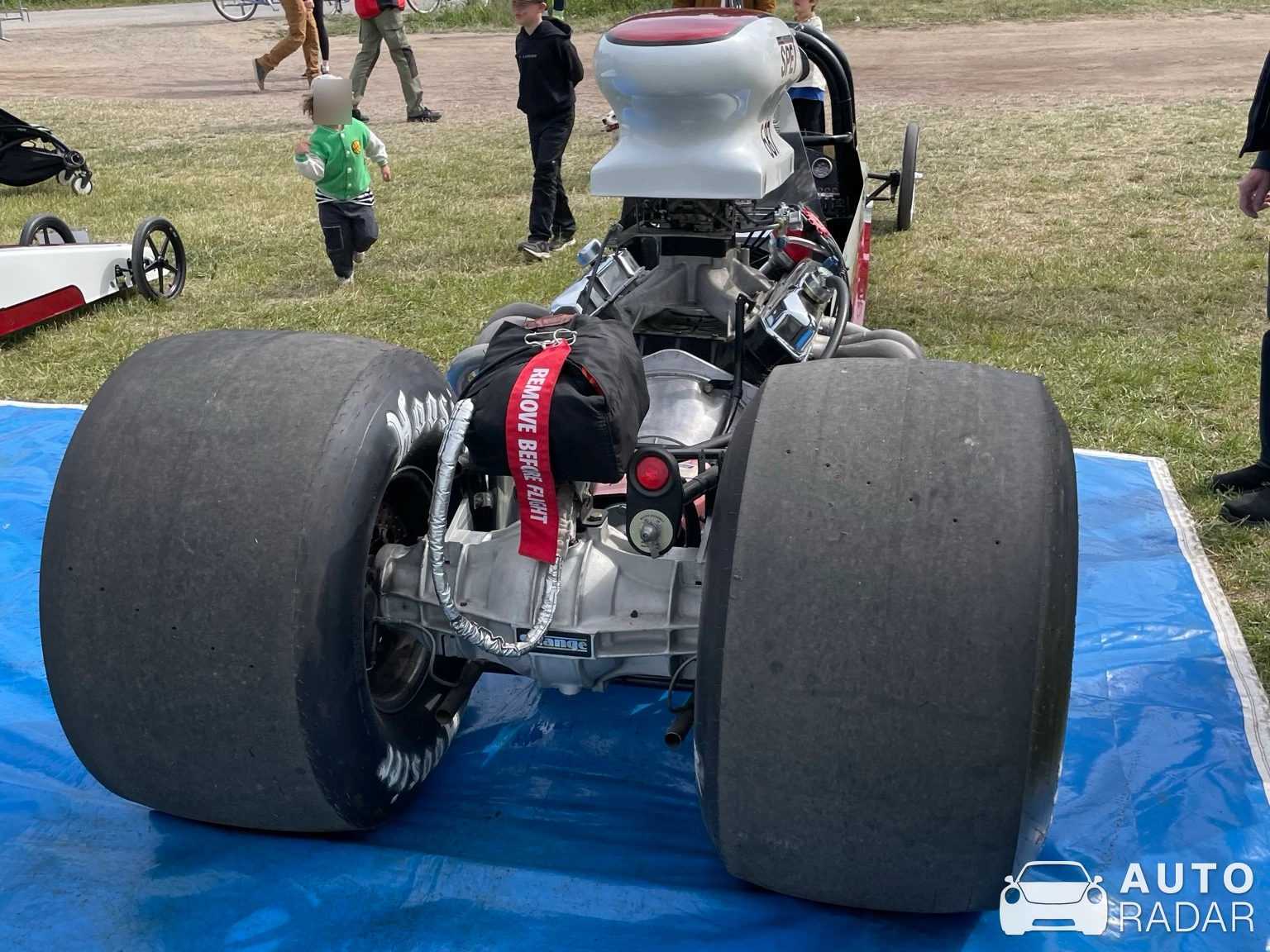 Summit Racing Super Series Dragster spotted in Stockholm