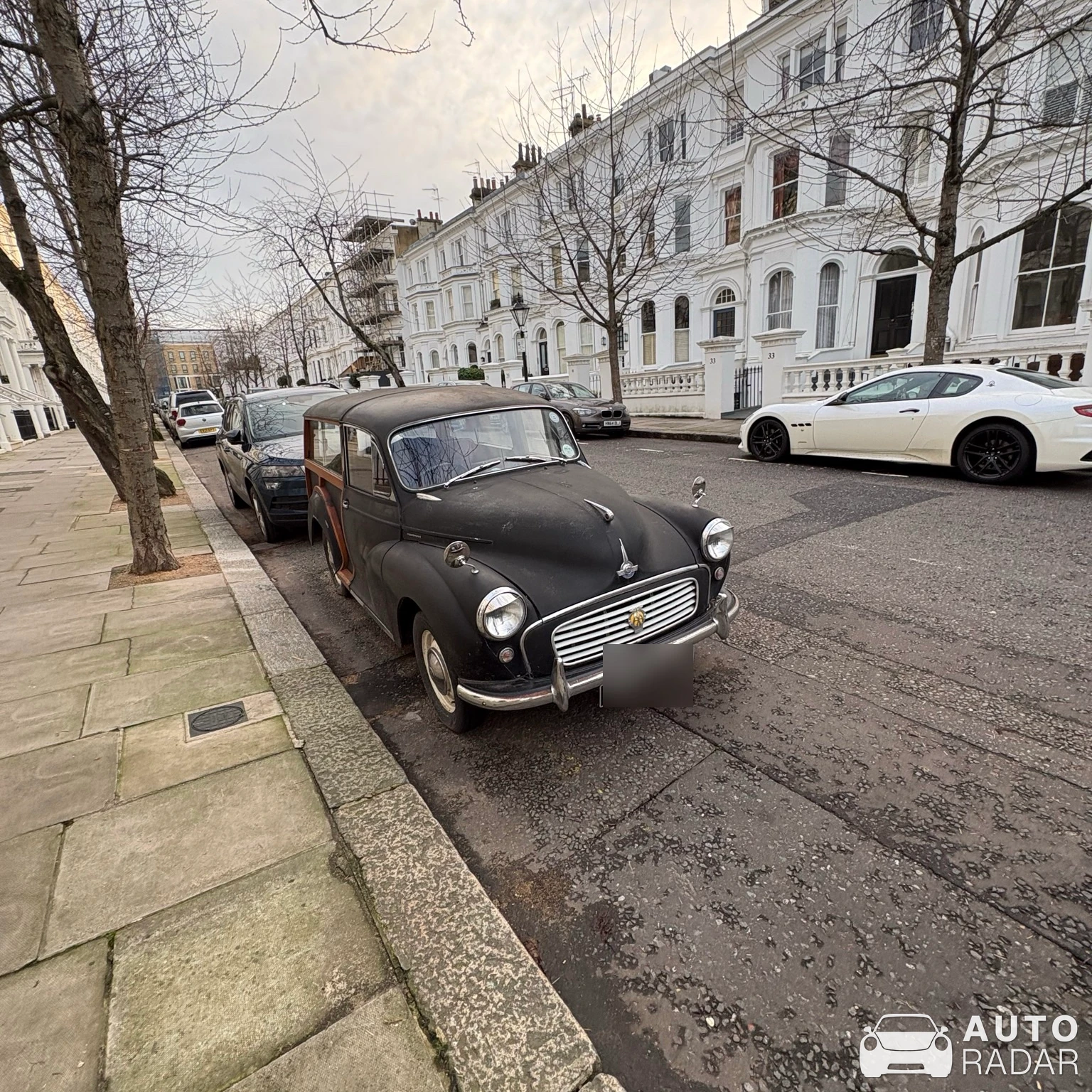 Morris Minor 1000 Traveller spotted in Greater London, United Kingdom