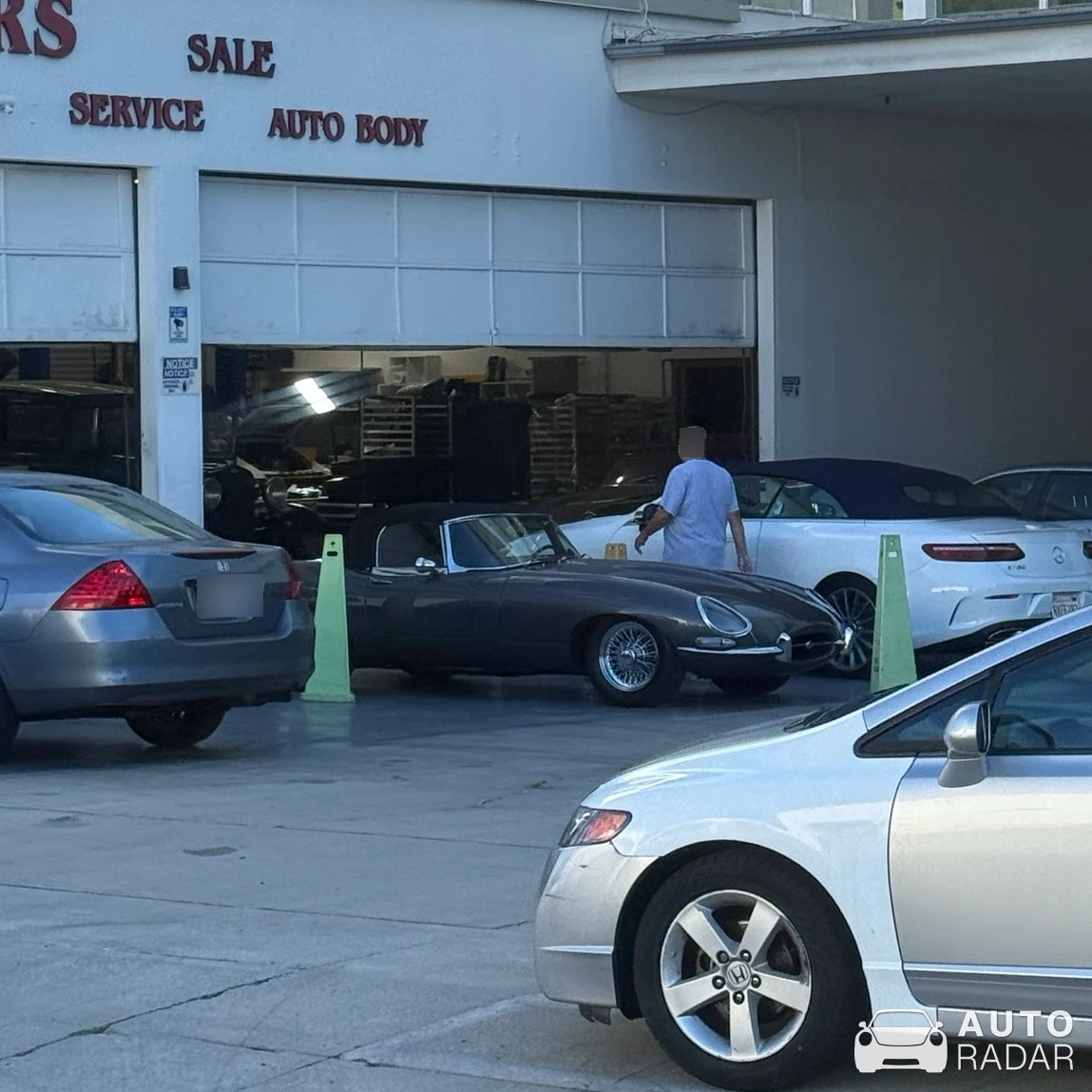 Jaguar E-Type Roadster spotted in Beverly Hills, United States