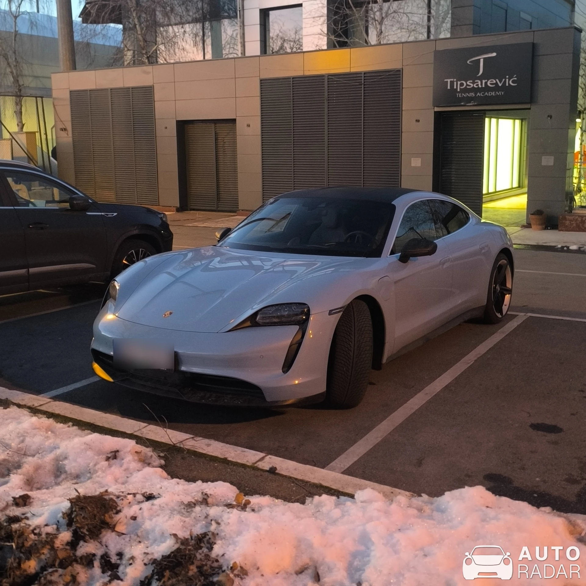Porsche Taycan 4S spotted in Belgrade, Serbia