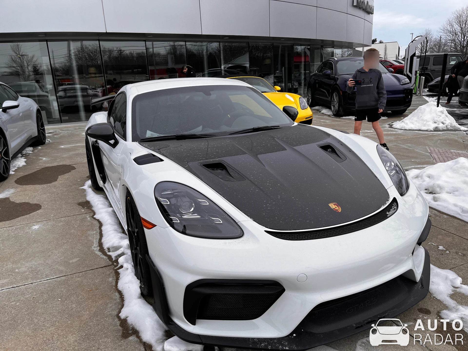 Porsche 718 Cayman GT4 RS spotted in North Olmsted, United States