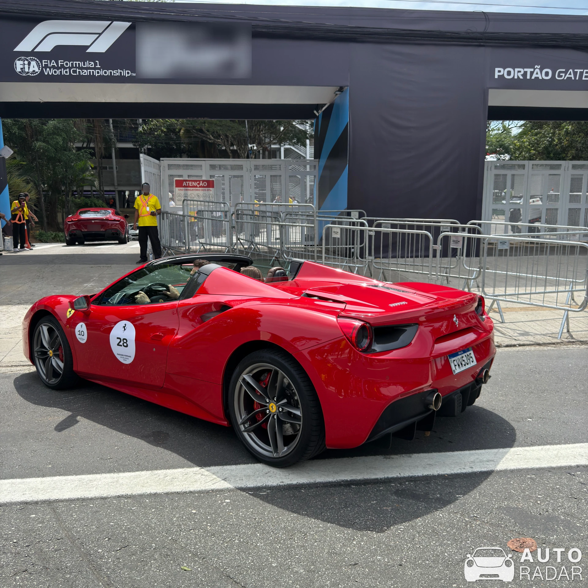 Ferrari 488 Spider spotted in Jardim Malia I, Brazil