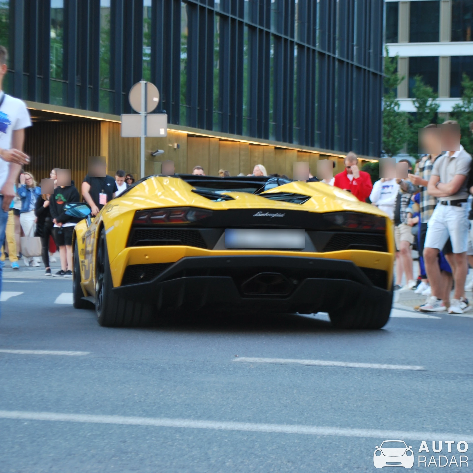 Lamborghini Aventador S LP740-4 Roadster spotted in Warszawa, Poland