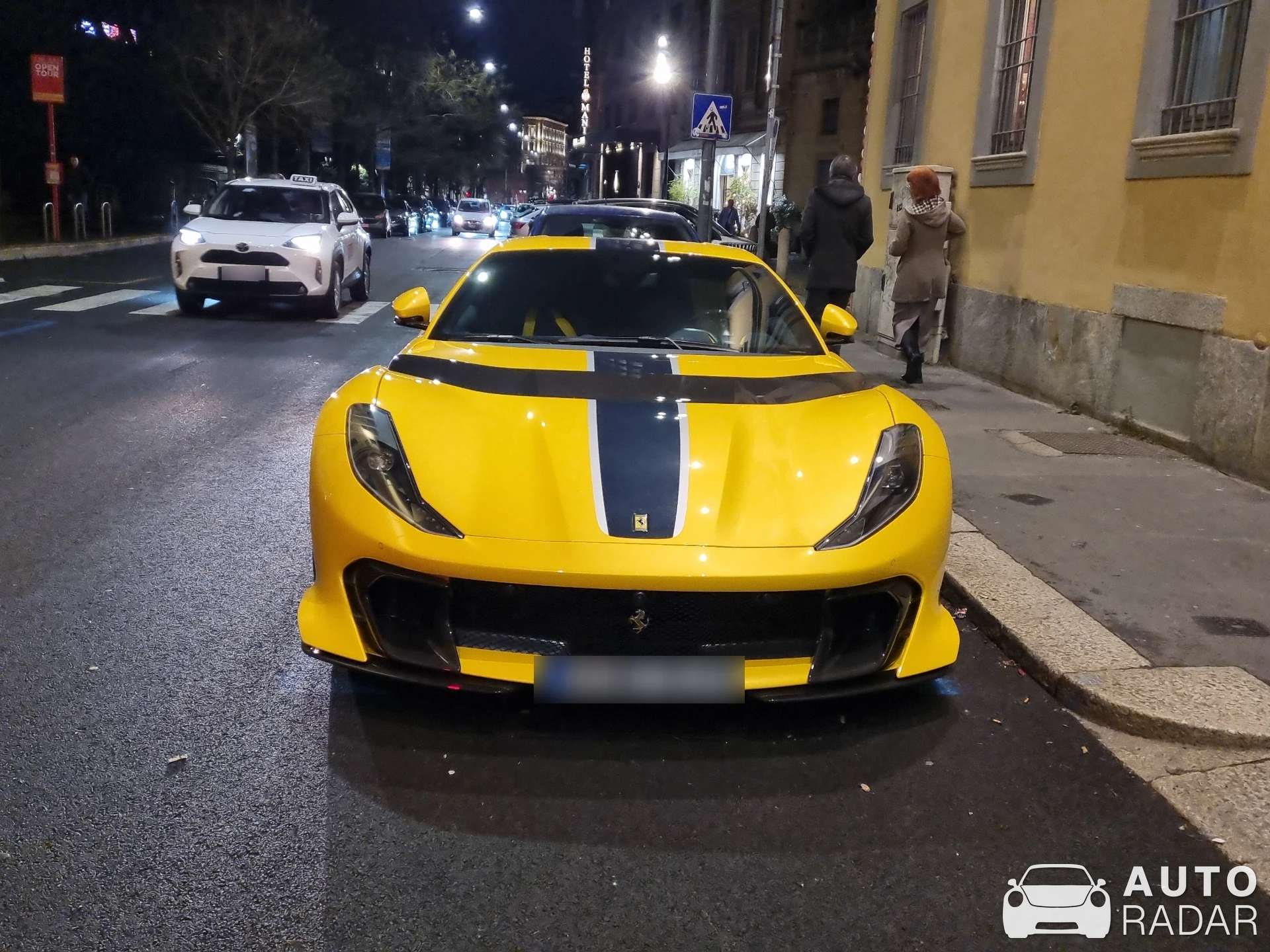 Ferrari 812 Competizione spotted in Milano, Italy