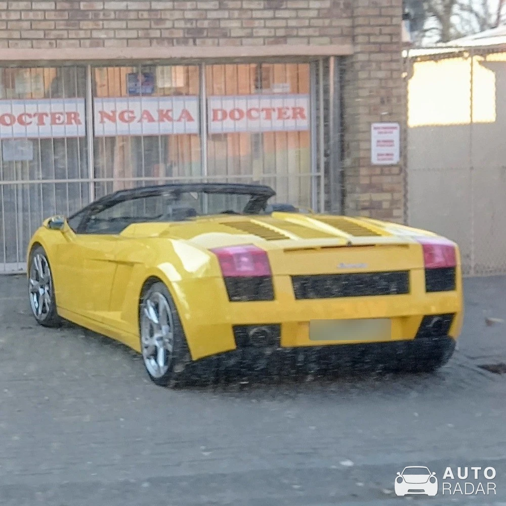 Lamborghini Gallardo Spyder spotted in Bethlehem, South Africa