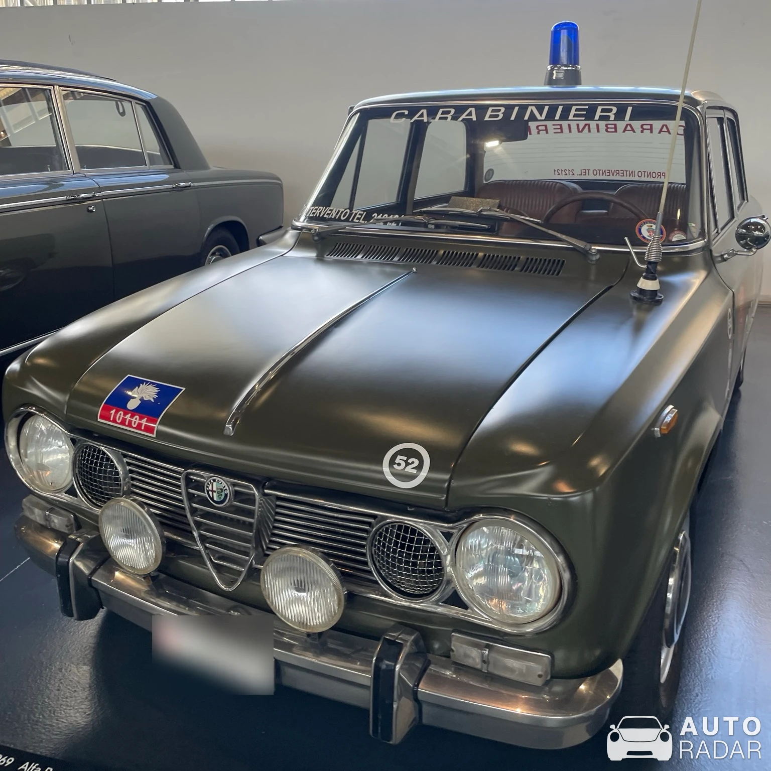 Alfa Romeo Giulia Quadrifoglio Carabinieri spotted in Bruxelles