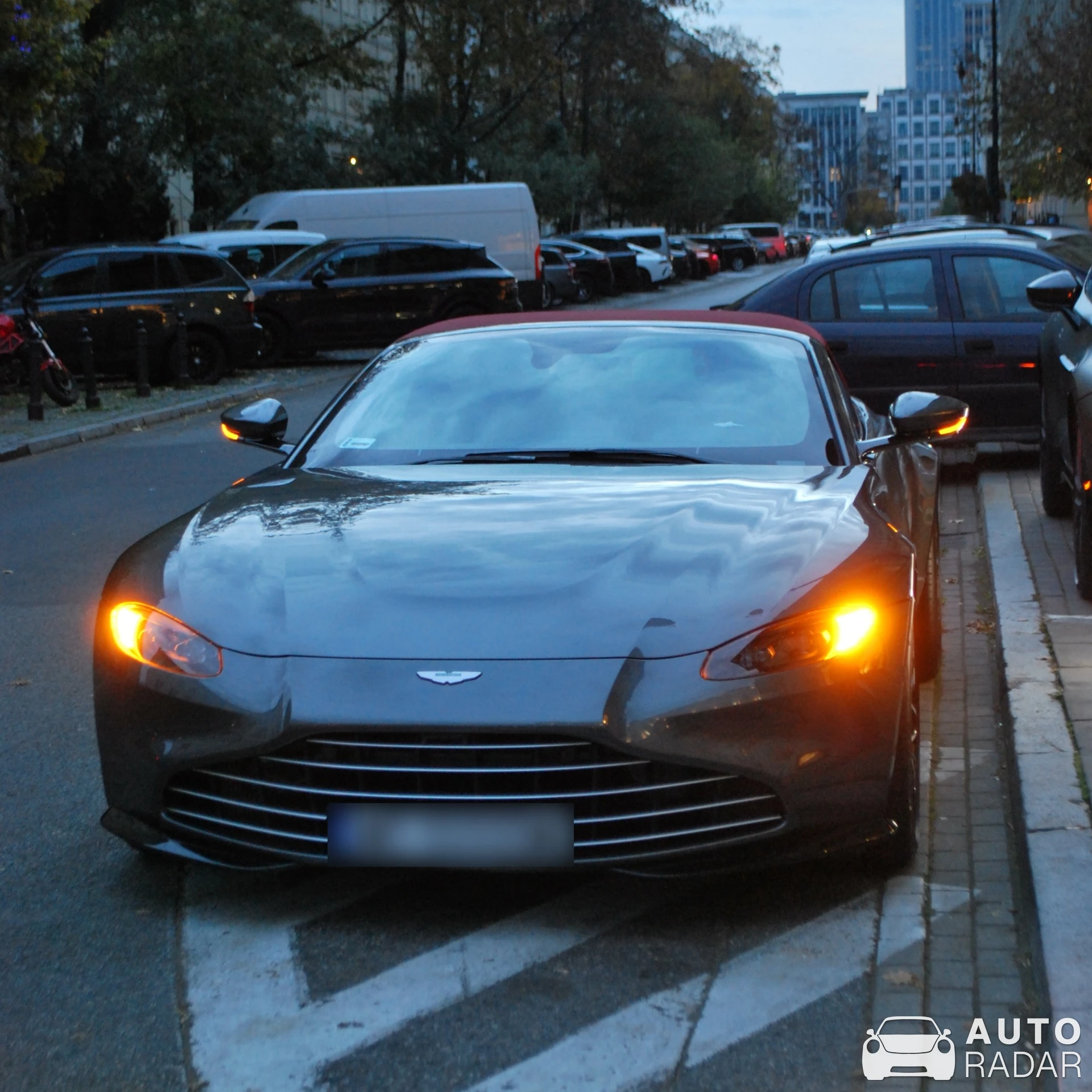 Aston Martin V8 Vantage Roadster 2020 spotted in Warszawa, Poland