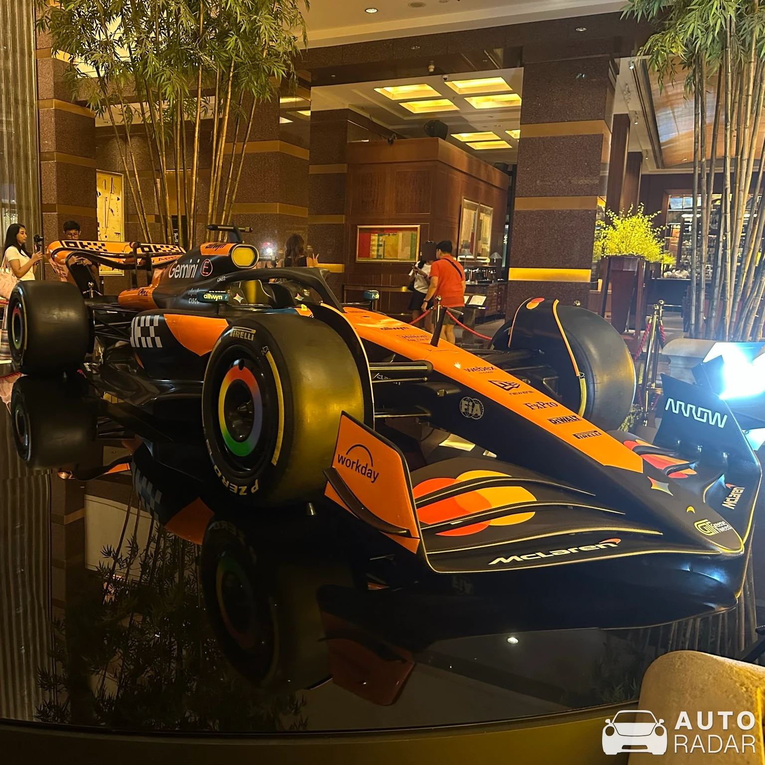 McLaren MCL39 spotted in Singapore