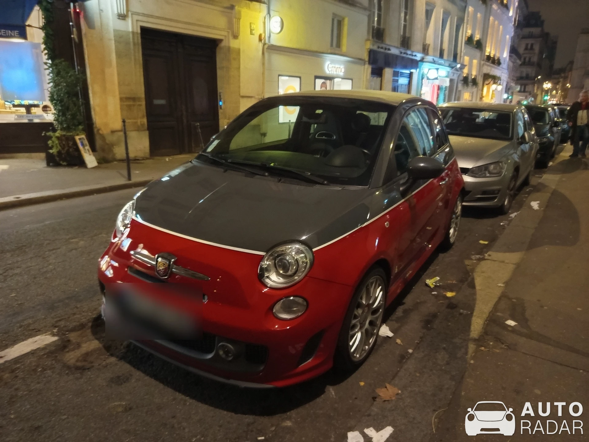 Abarth 595 spotted in Paris, France