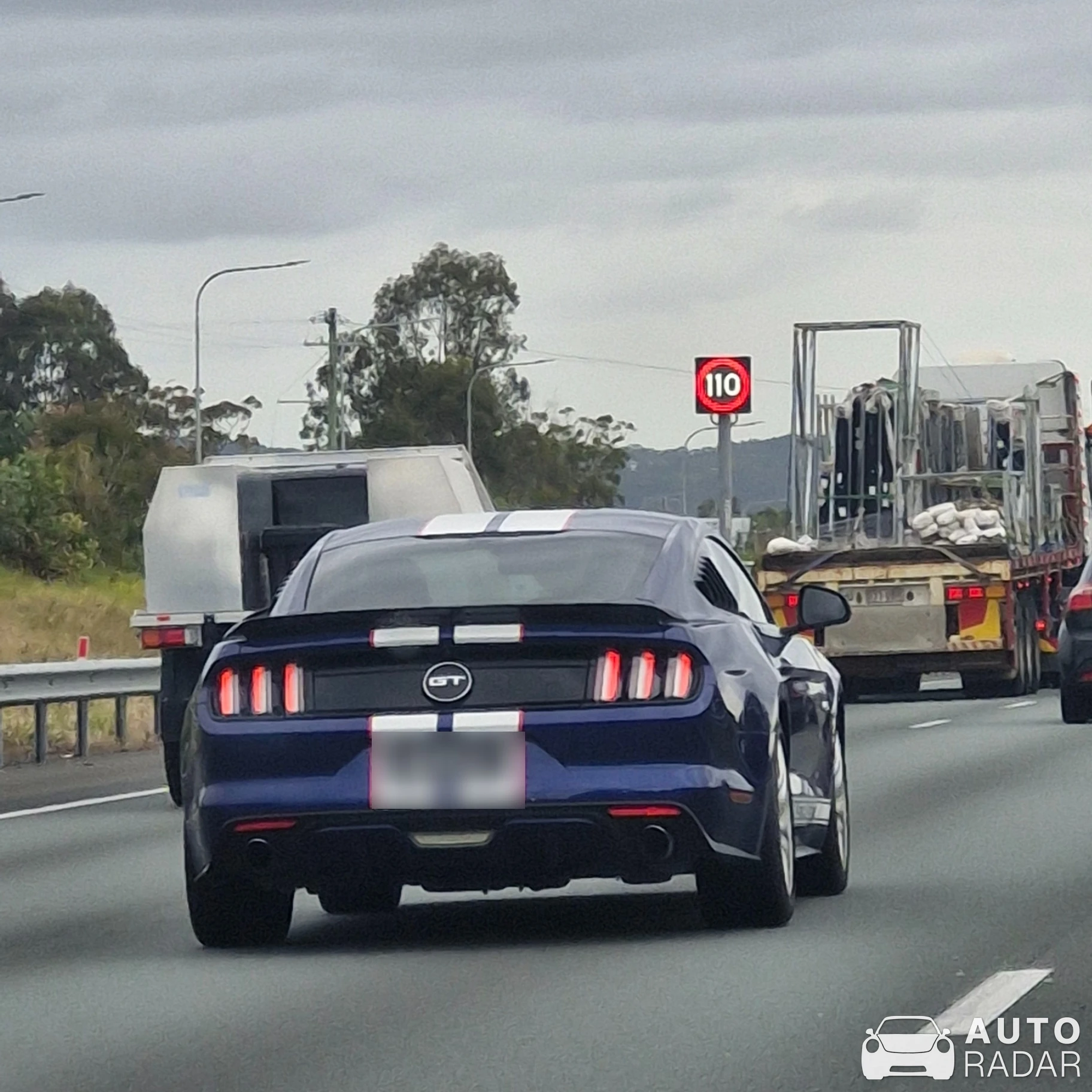 Ford Mustang GT spotted in Gootchie, Australia