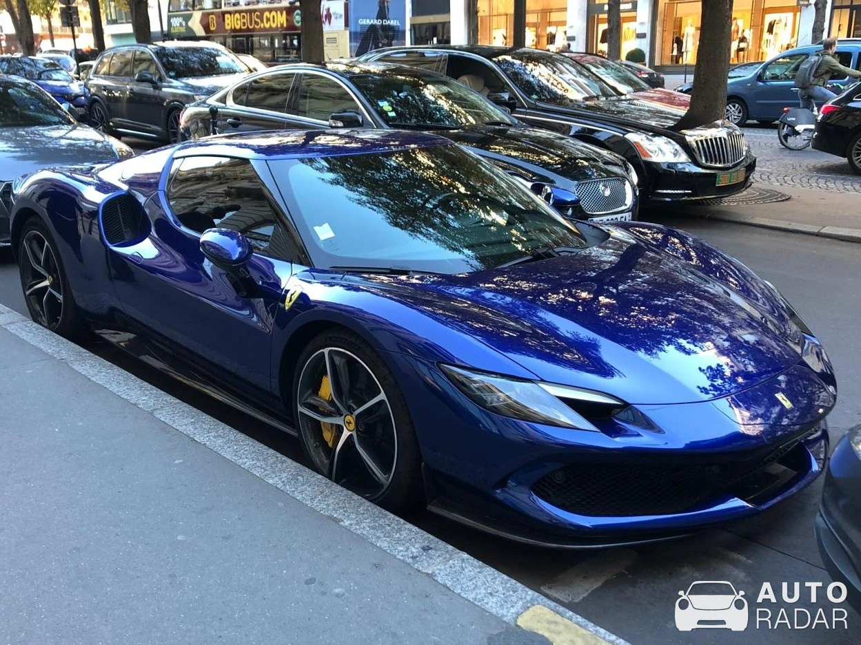 Ferrari 296 GTB spotted in Paris, France