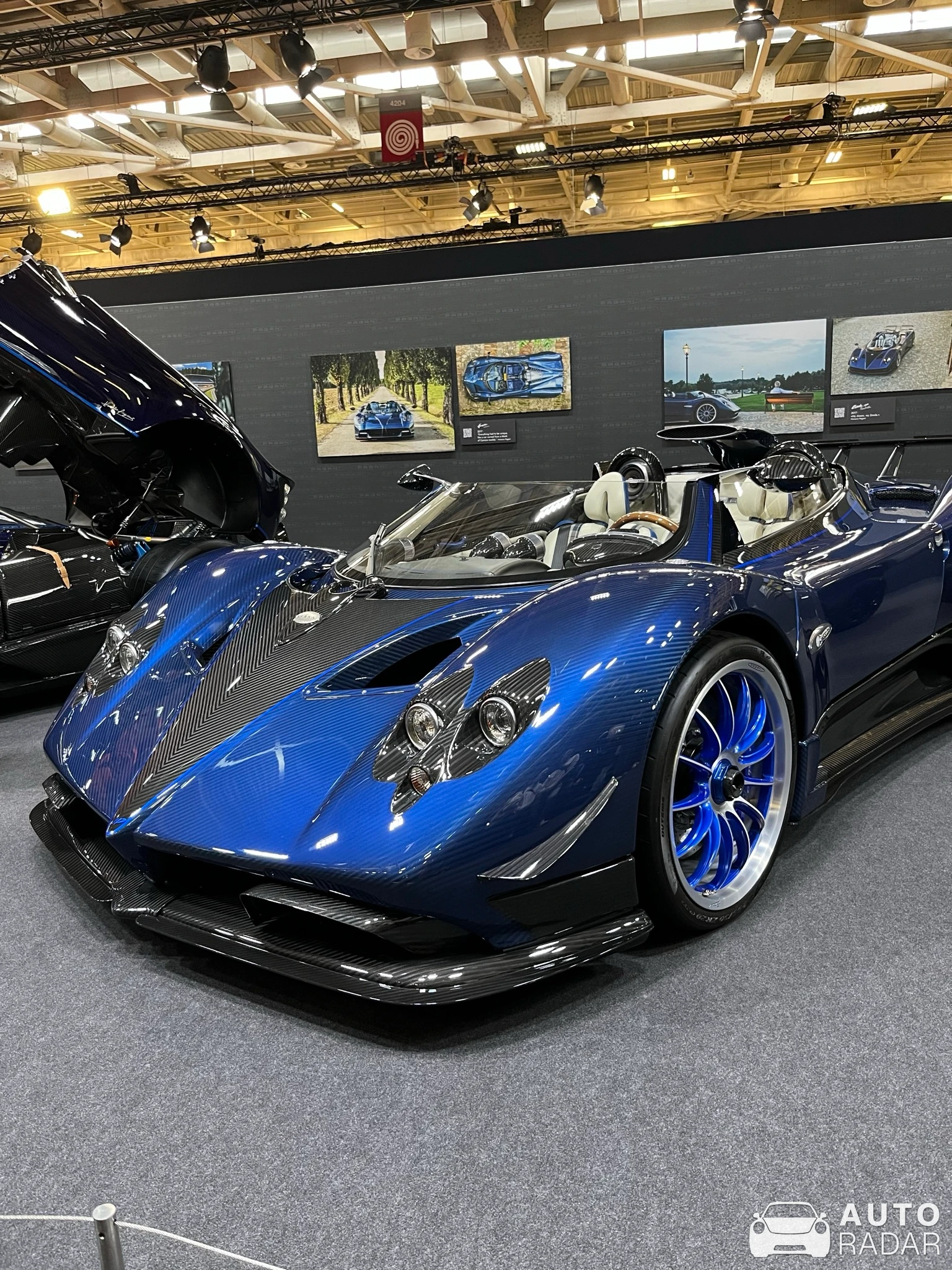 Pagani Zonda HP Barchetta spotted in Paris