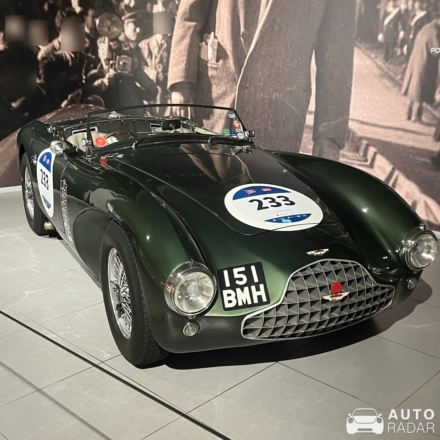 Aston Martin DB3 spotted in Den Haag