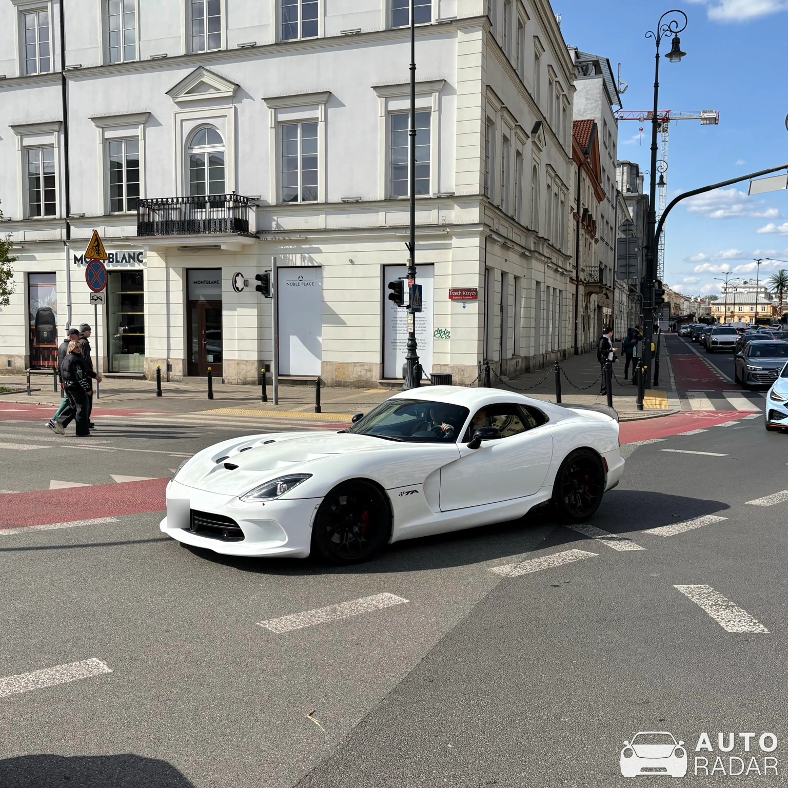 Dodge Viper TA spotted in Warszawa
