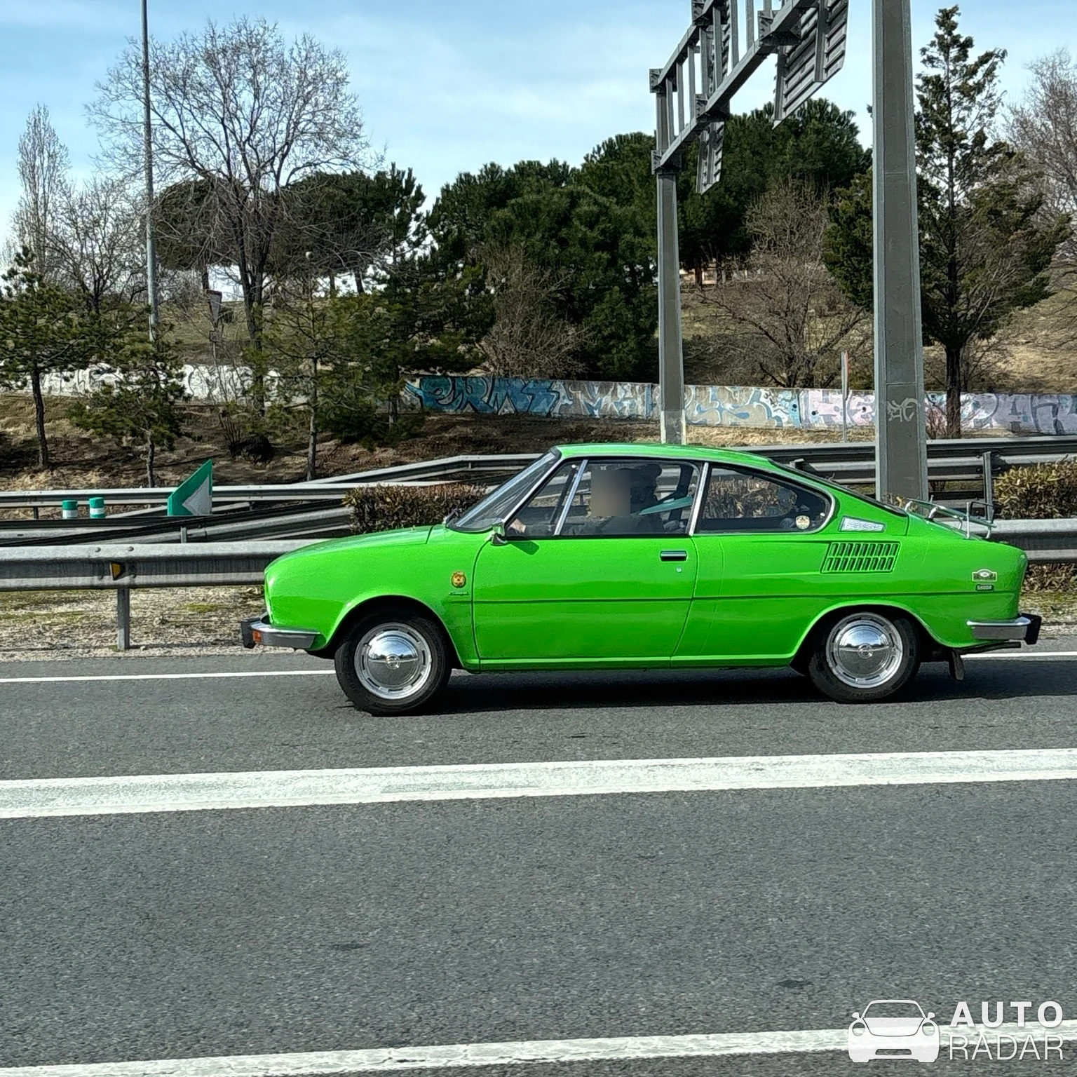 Škoda 110 spotted in Madrid