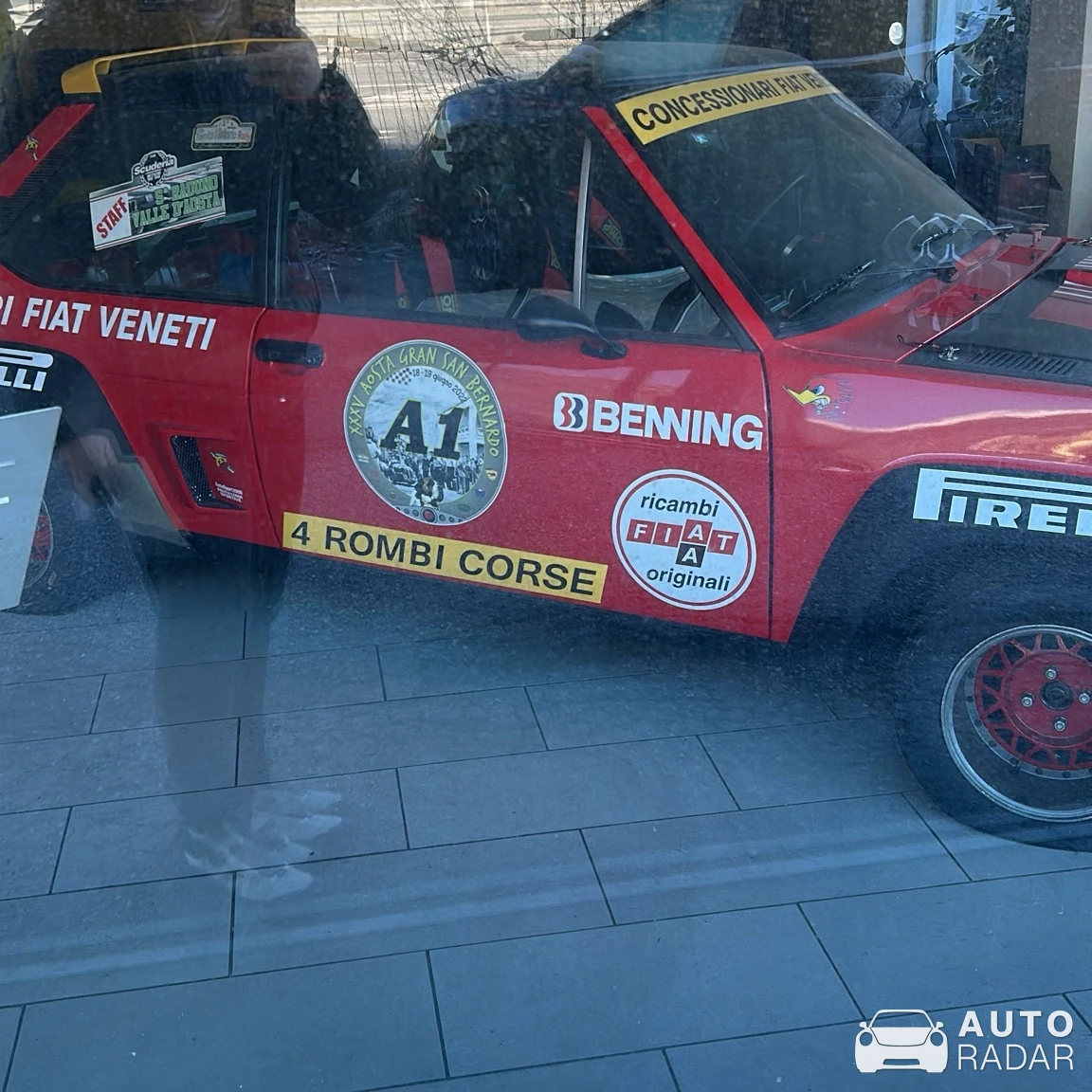 Fiat 131 Abarth spotted in Aosta