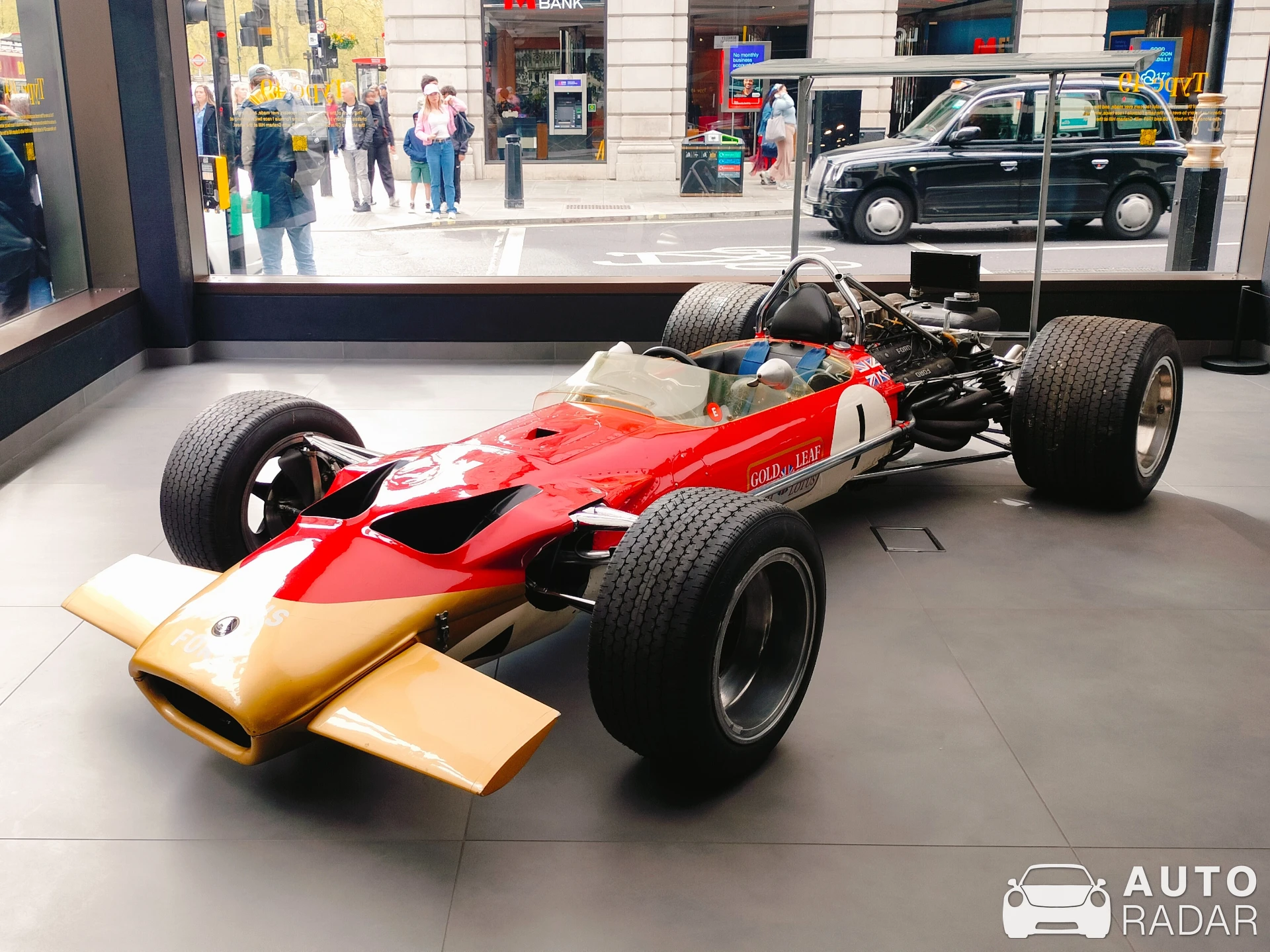 Lotus F1 spotted in London