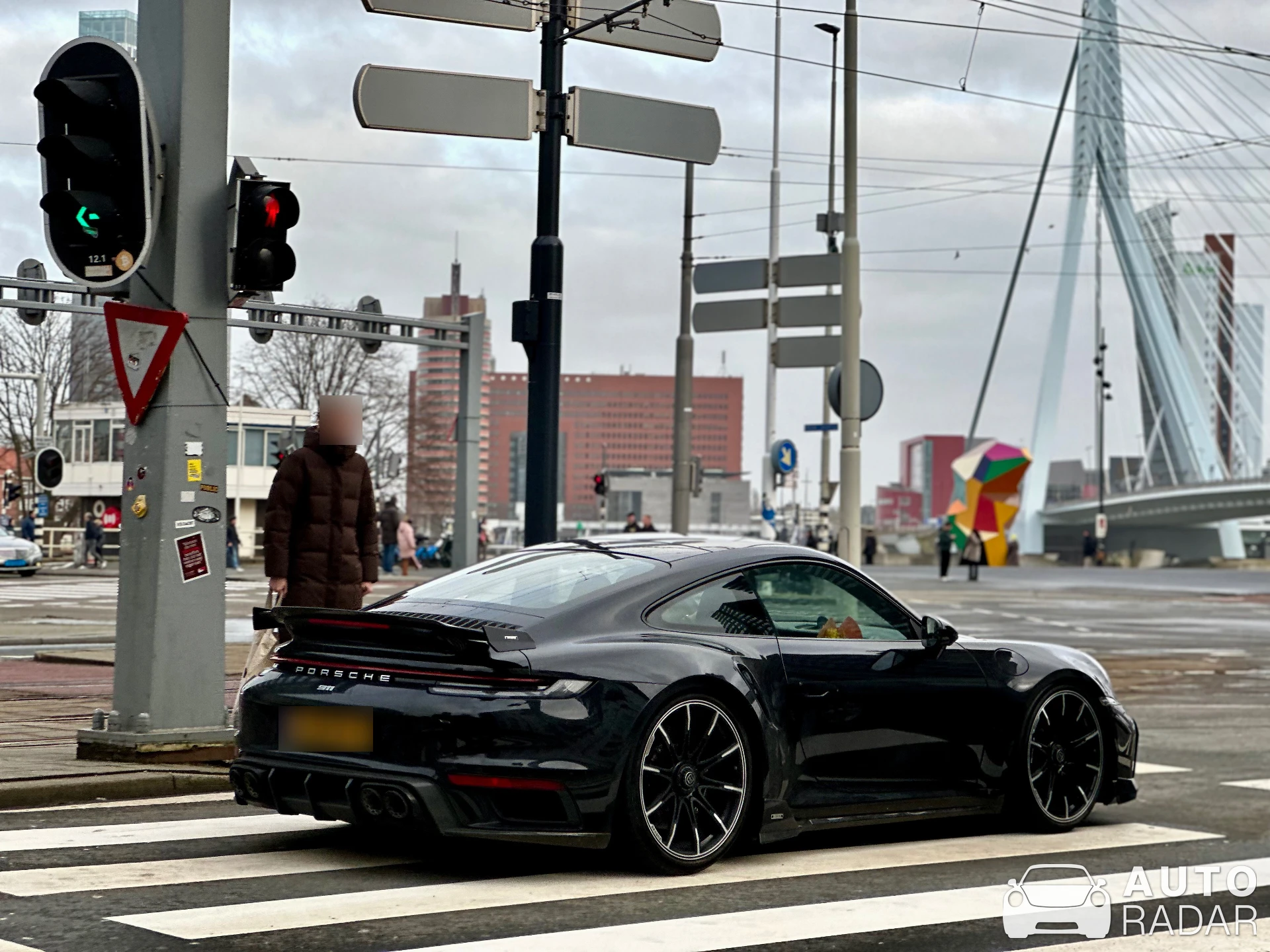 Porsche Brabus 820 spotted in Rotterdam, Netherlands