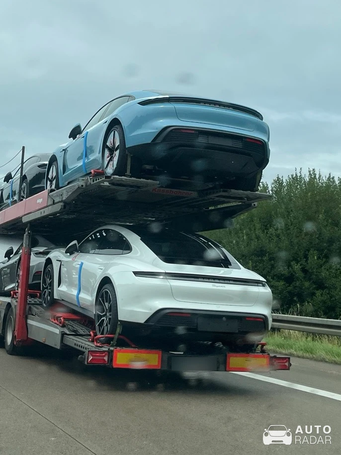Porsche Taycan spotted in Salzgitter