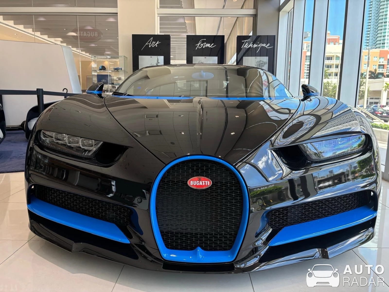 Bugatti Chiron spotted in Miami, United States