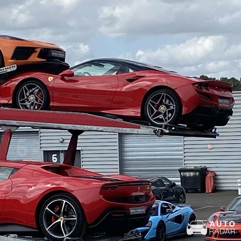 Ferrari F8 Tributo spotted in Saint-Pierre-du-Palais