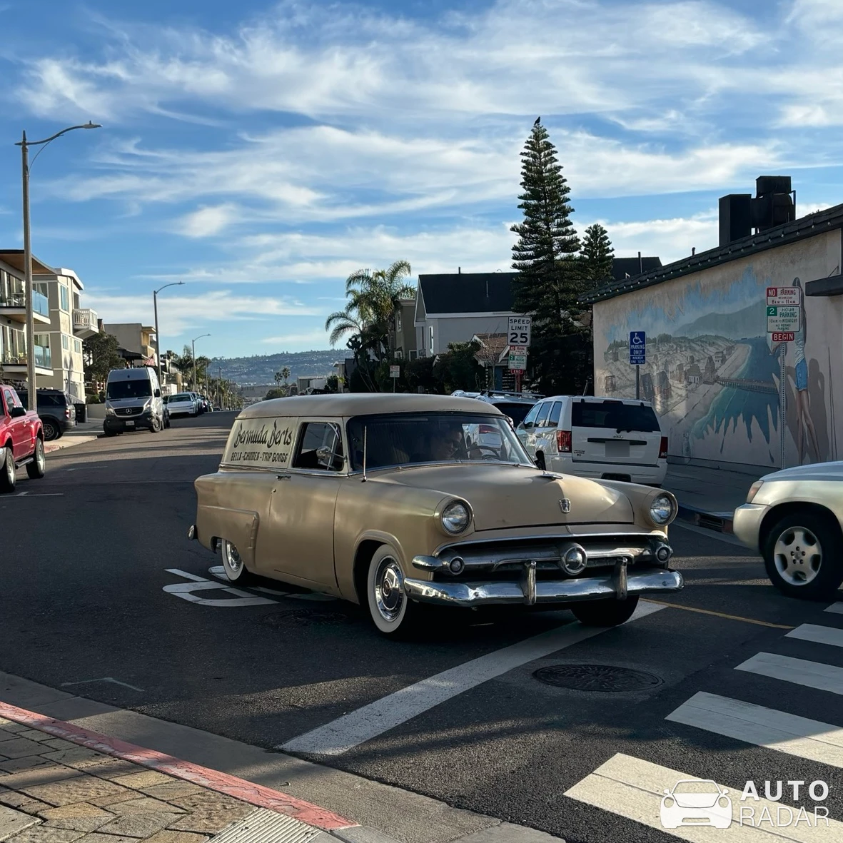 Ford Courier Sedan Delivery (1954) spotted in Hermosa Beach, United States