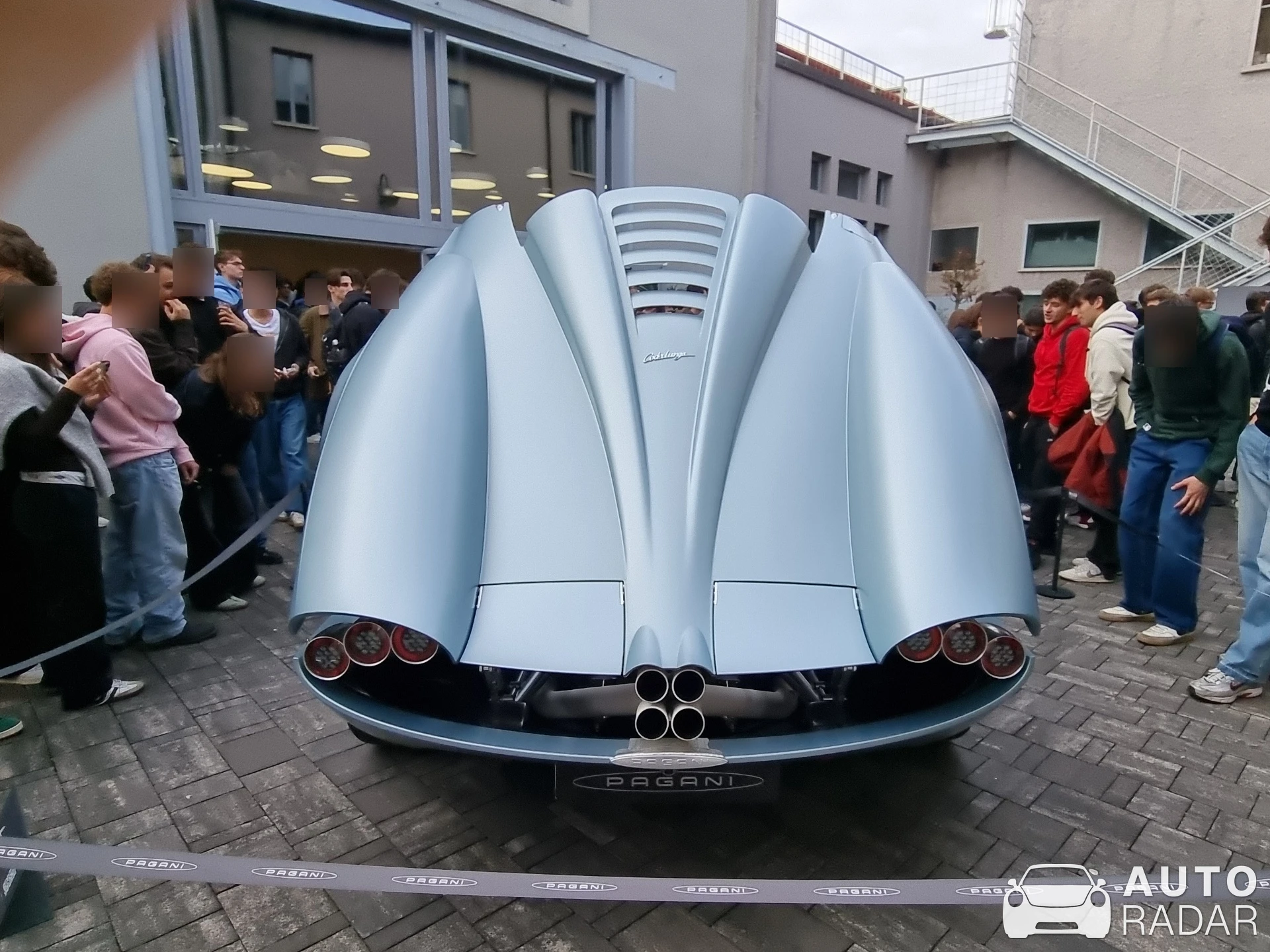 Pagani Huayra Codalunga spotted in Milano