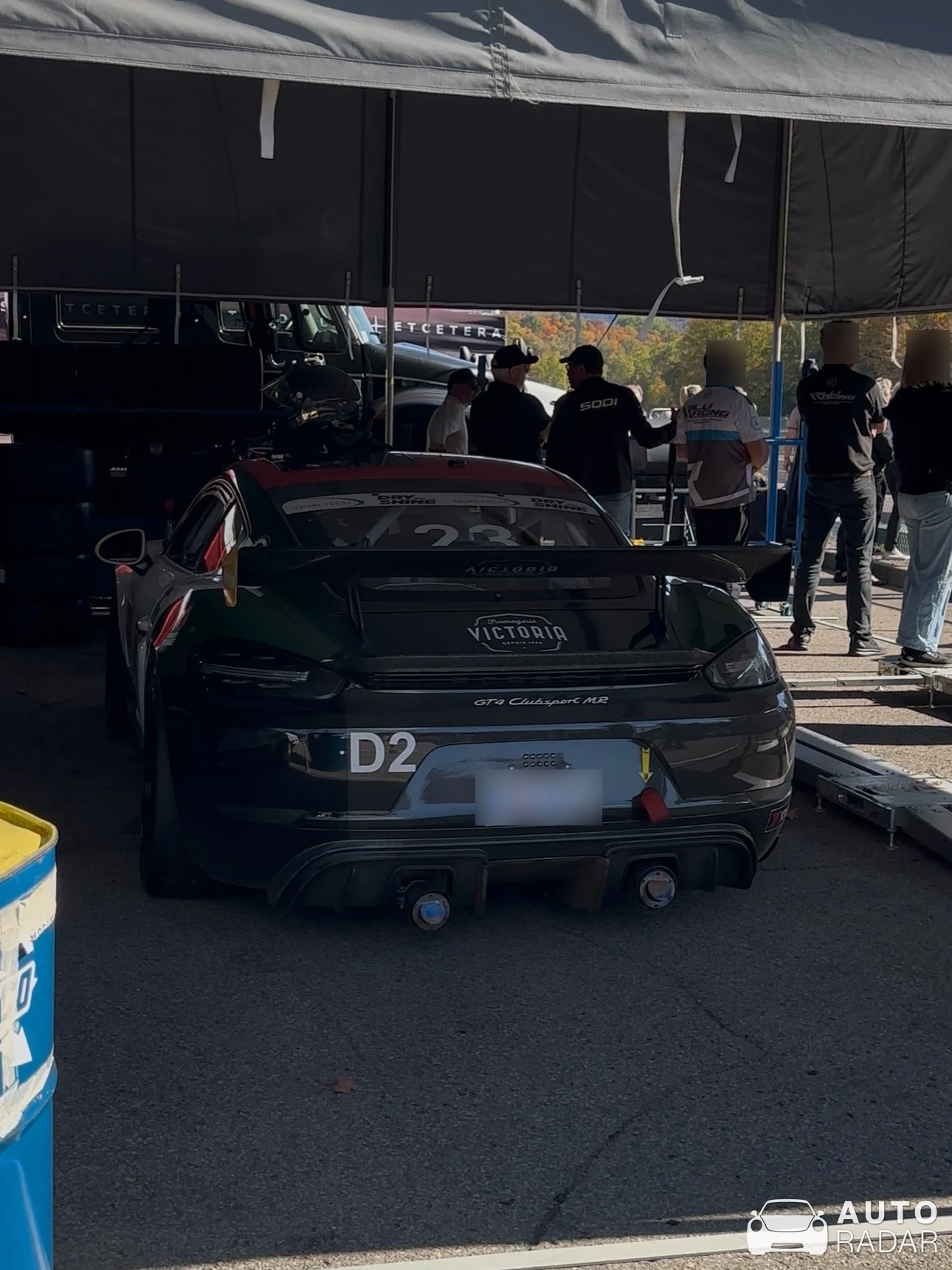 Porsche 718 Cayman GT4 Clubsport MR spotted in Mont-Tremblant