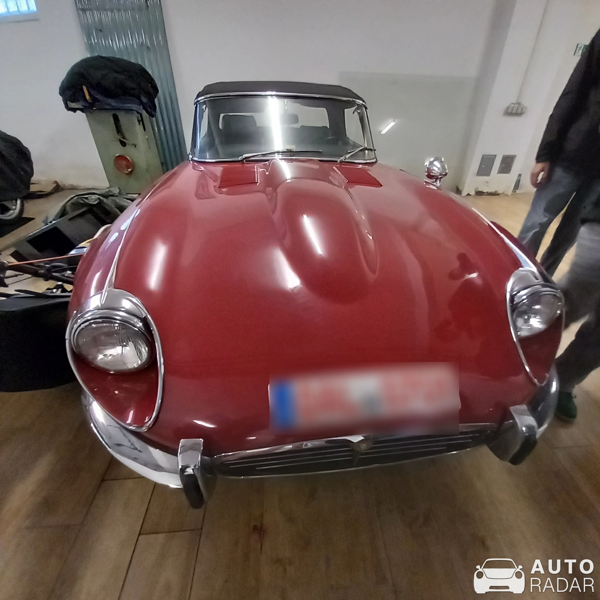 Jaguar E-Type spotted in Zwönitz, Germany