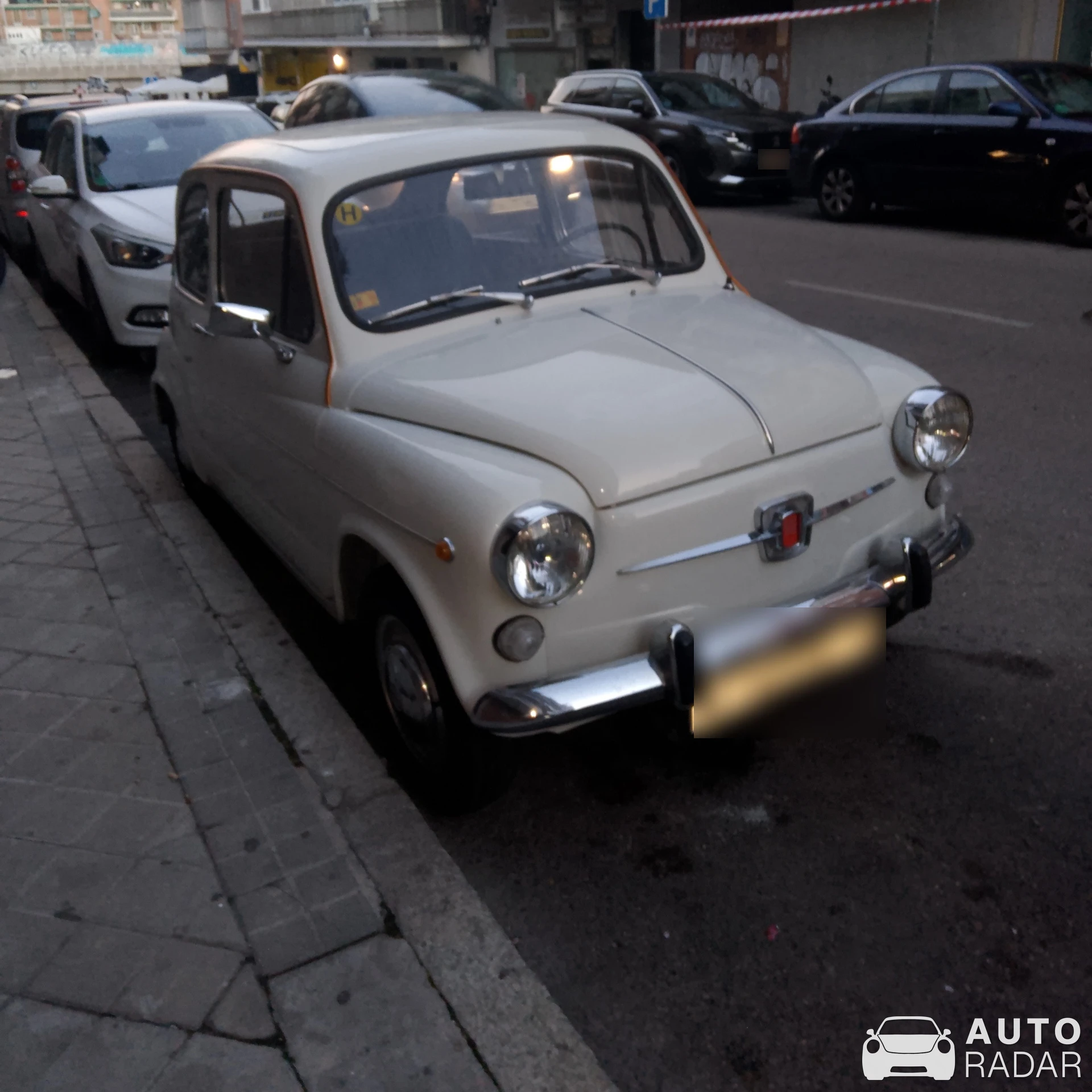 SEAT 600 Abarth spotted in Madrid