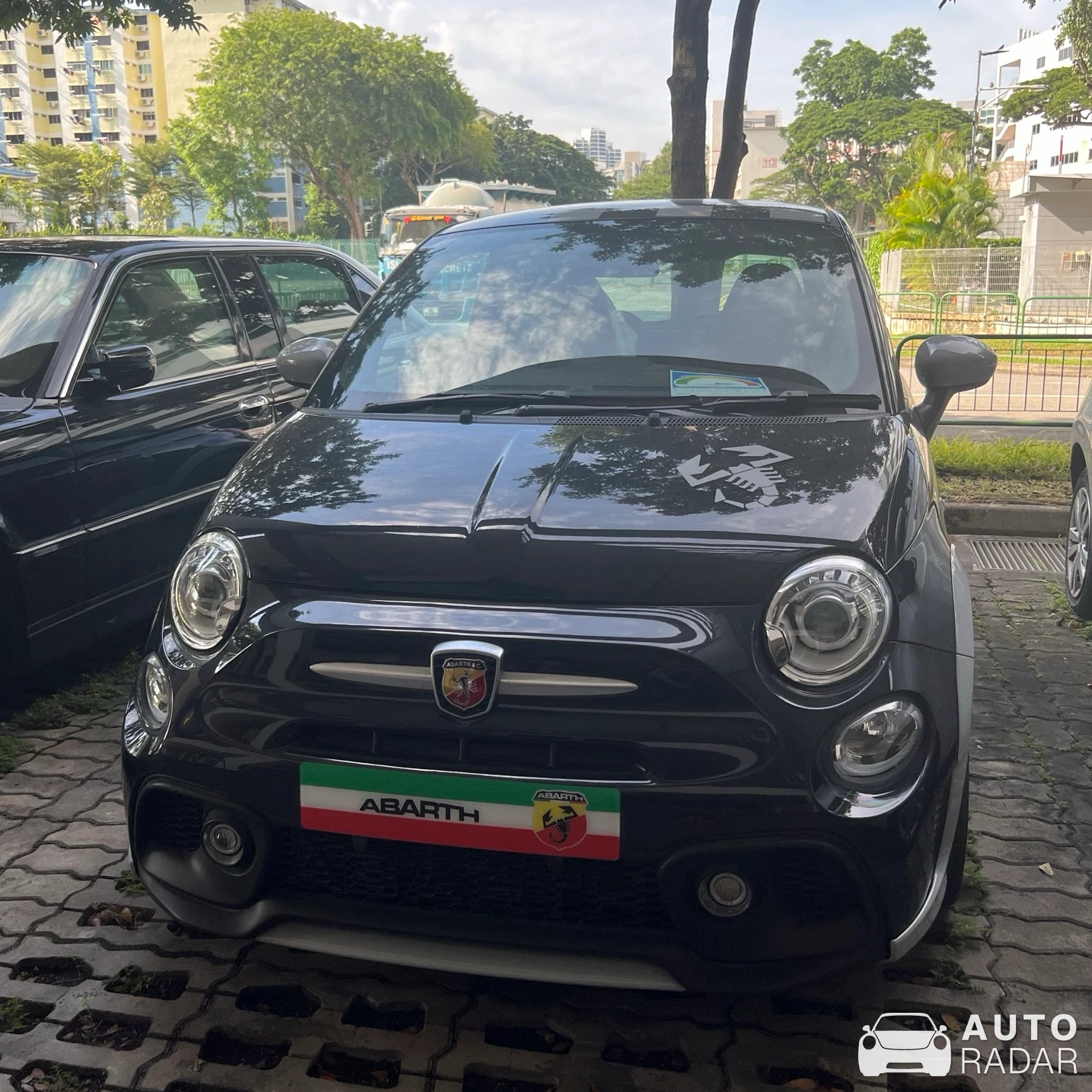 Abarth 695 70° Anniversario spotted in Singapore