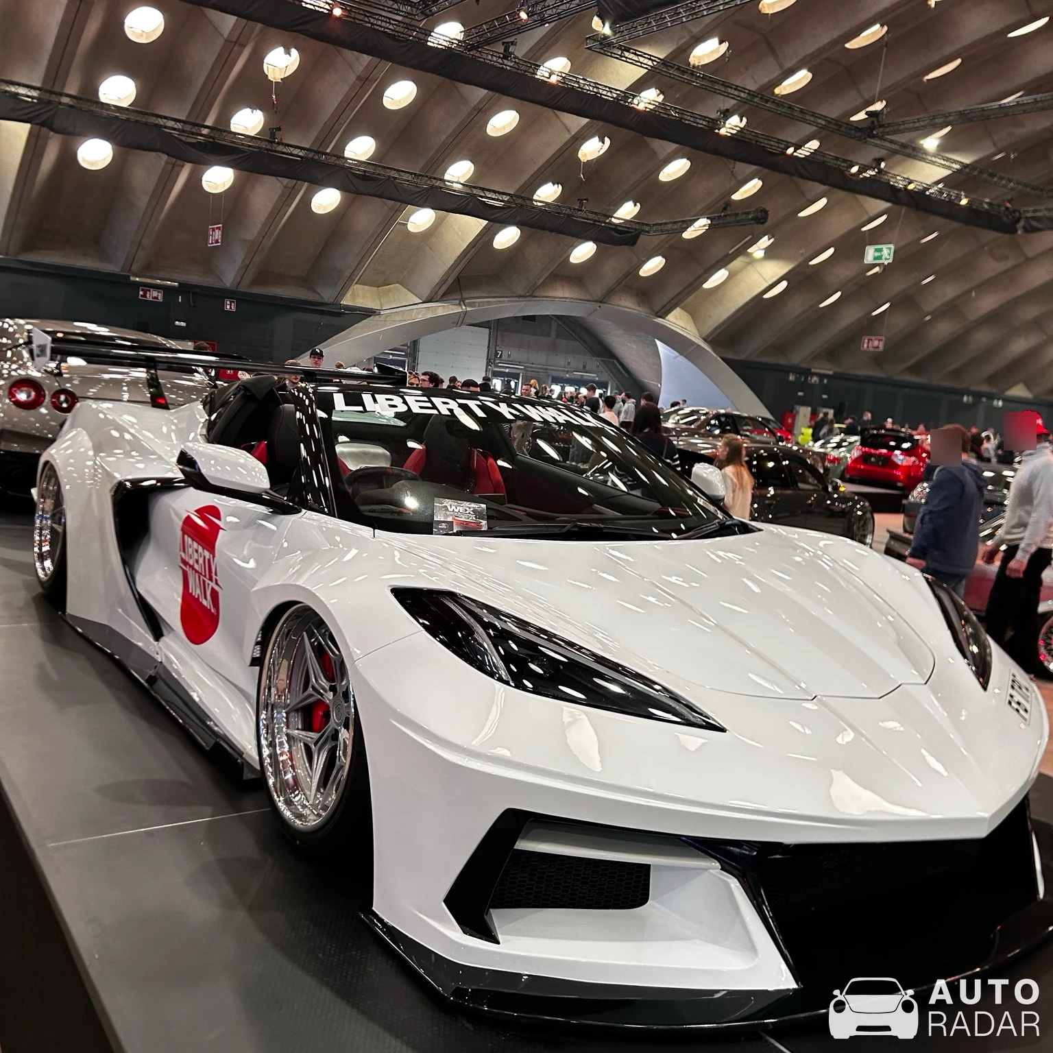 Chevrolet Corvette C8 Liberty Walk spotted in Mechelen
