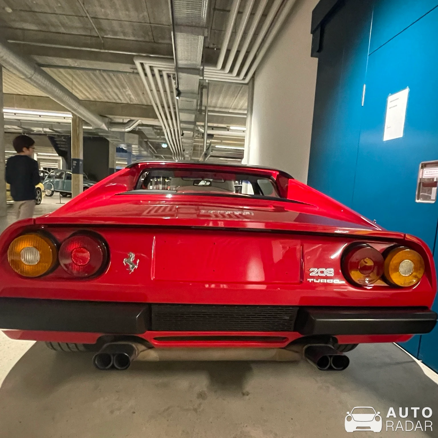 Ferrari 208 GTB Turbo spotted in Hørsholm