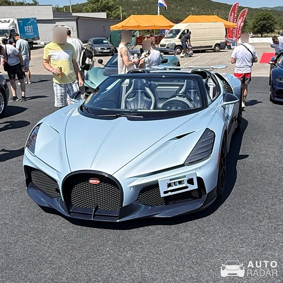 Bugatti W16 Mistral spotted in Rijeka